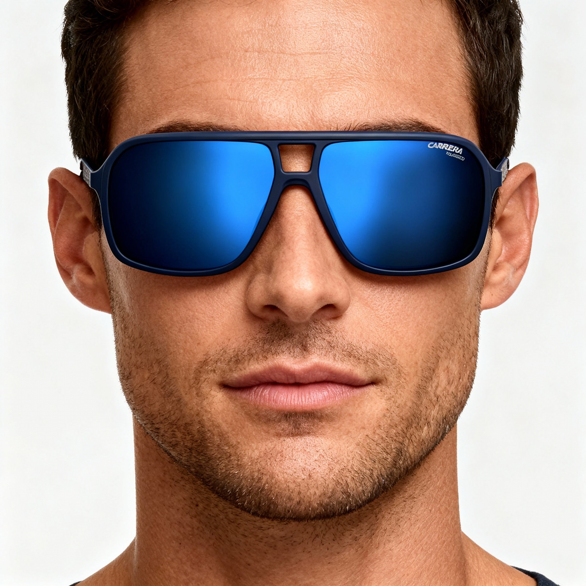 Gafas de sol Carrera Heritage Timeless Pilot de poliamida para hombre con lentes de espejo azul cielo con protección UV de 61 mm, Photo 4