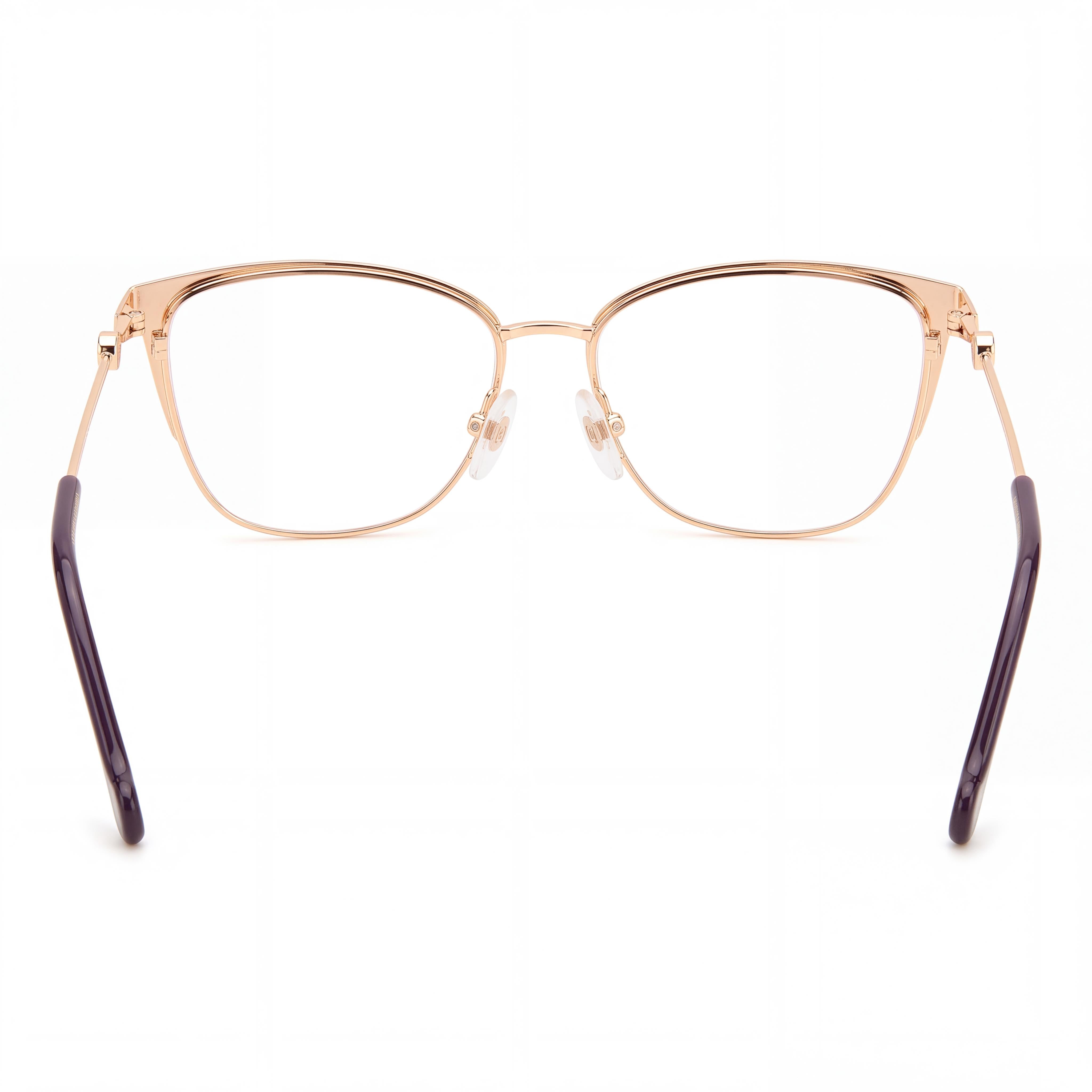 Carolina Herrera Modern Women's Alloy Steel Frame Gold Violet Polycarbonate Lens Sunglasses 57mm, Photo 2