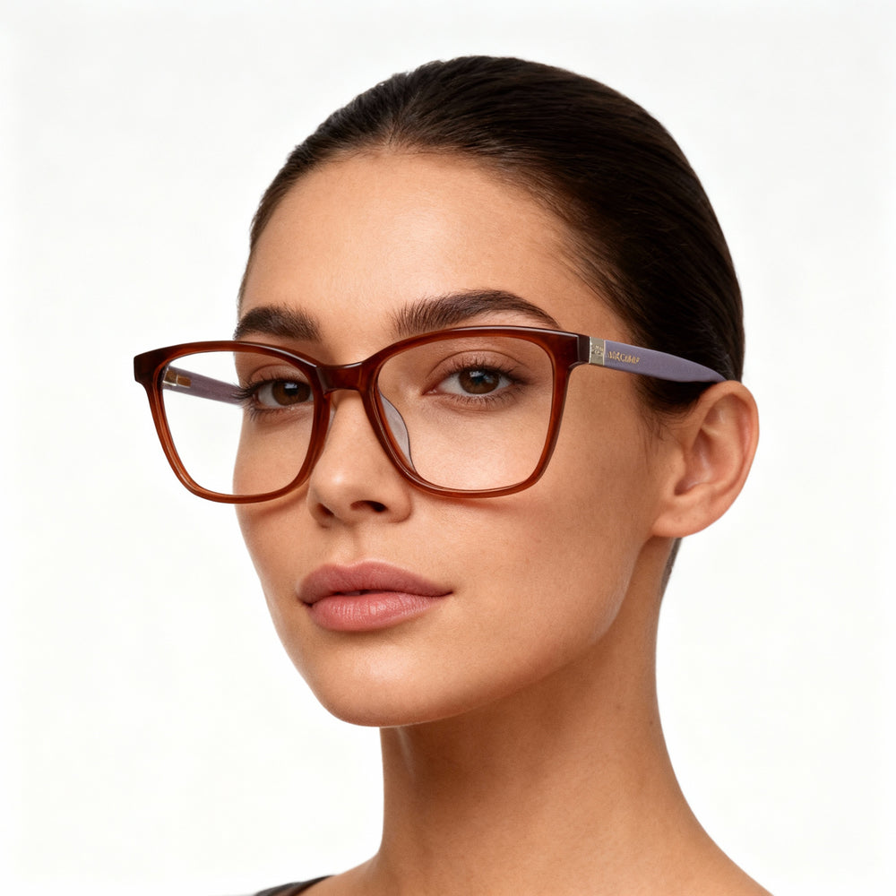 Gafas de sol Longchamp LO2647 para mujer, montura moderna de propionato, policarbonato no polarizado, color vino lila, 51 mm