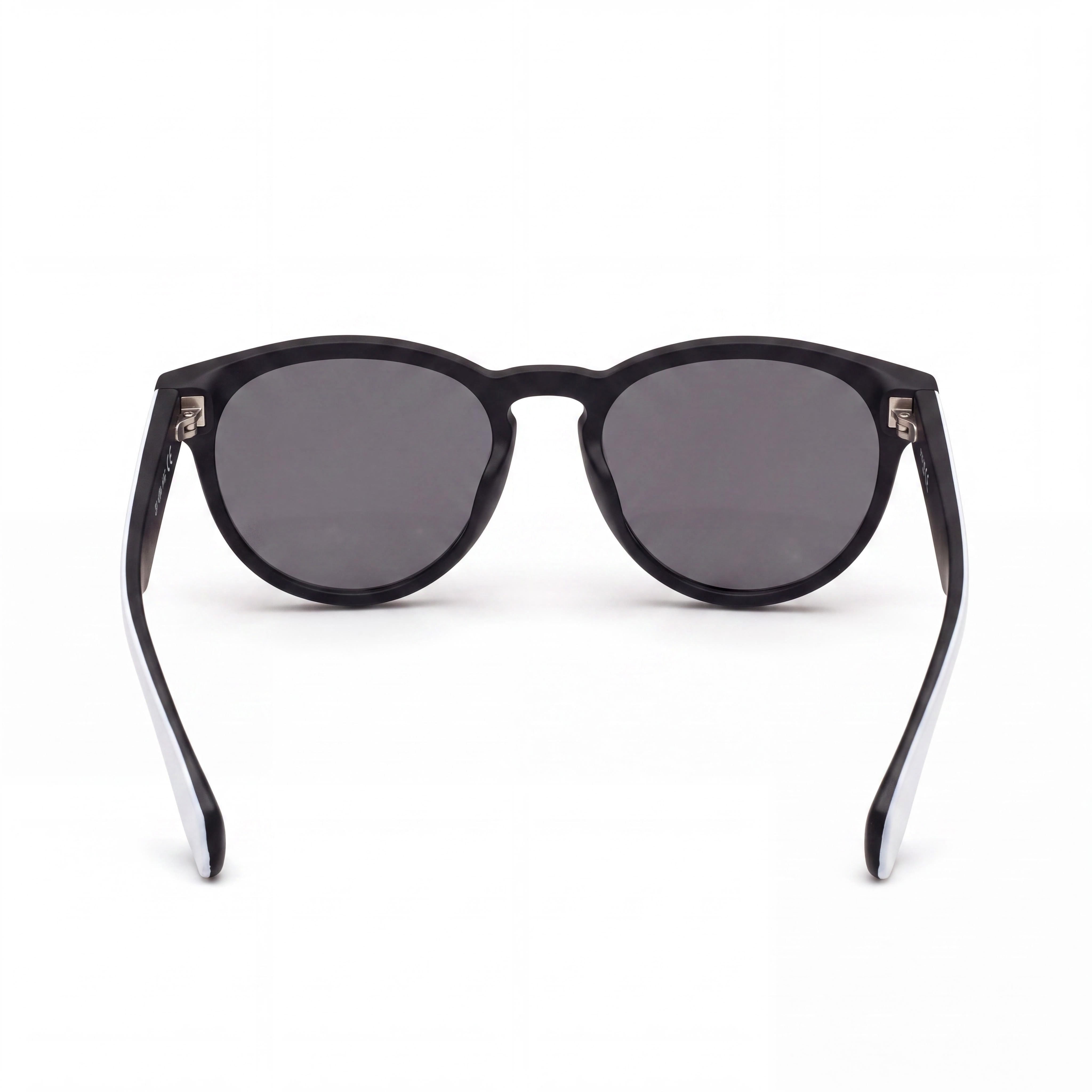adidas Originals Contemporaneo Unisex Sunglasses, Injected Nero Bianco Frame, Smoke Mirror Lenses, 100% UV Protection, 52mm, Photo 3