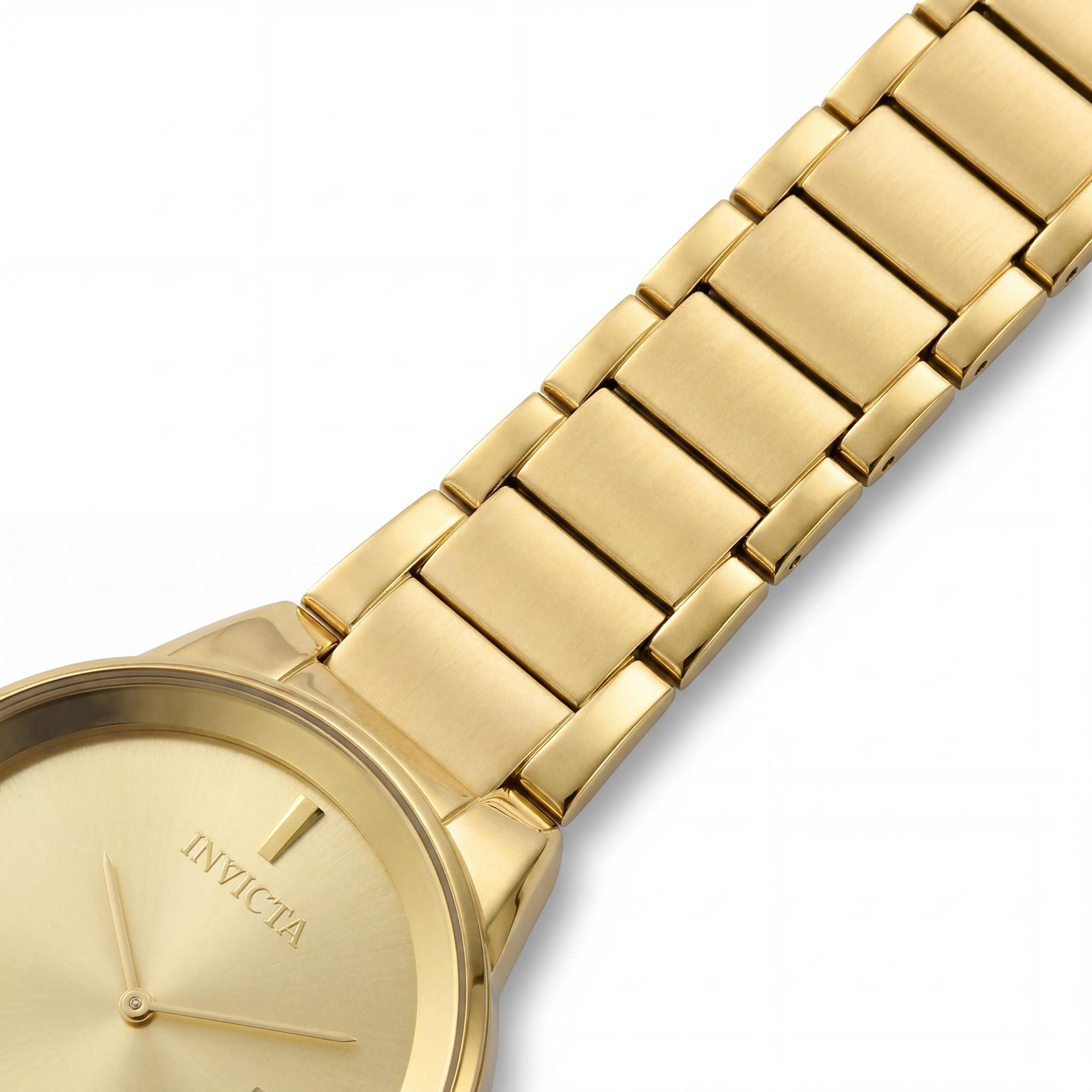 Invicta Specialty Men's Gold-tone Stainless Steel Quartz Water Resistant Watch 40mm, Photo 3
