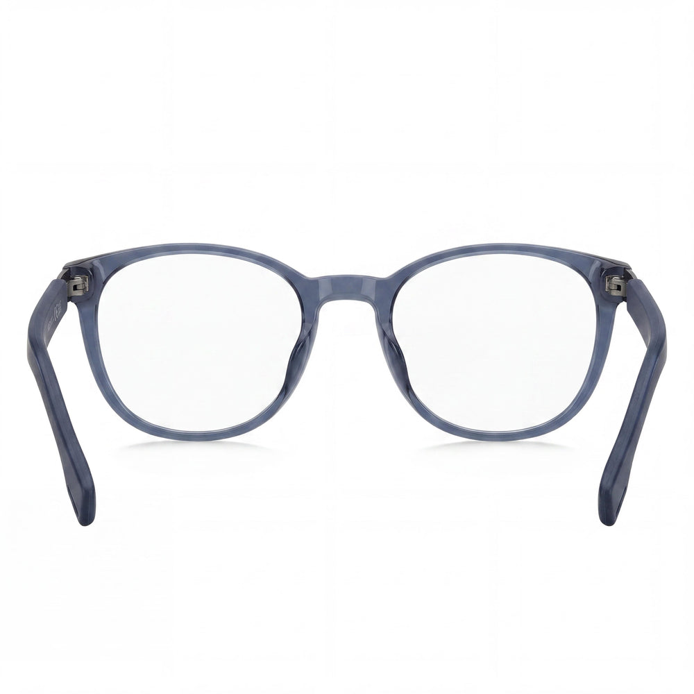BOSS 1577 Men's Blue Polyamide Inj-GRIL. Non Polarized Casual Rectangular Eyeglasses 52-20-150