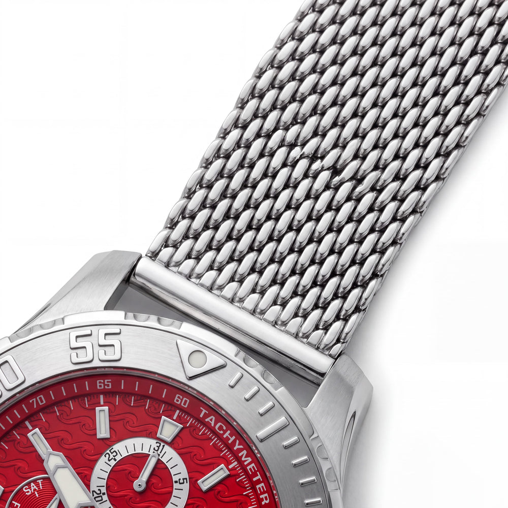 Reloj de acero inoxidable Invicta Classic 48012 para hombre con bisel marcado, números arábigos y manecillas de alto contraste 49.50 mm