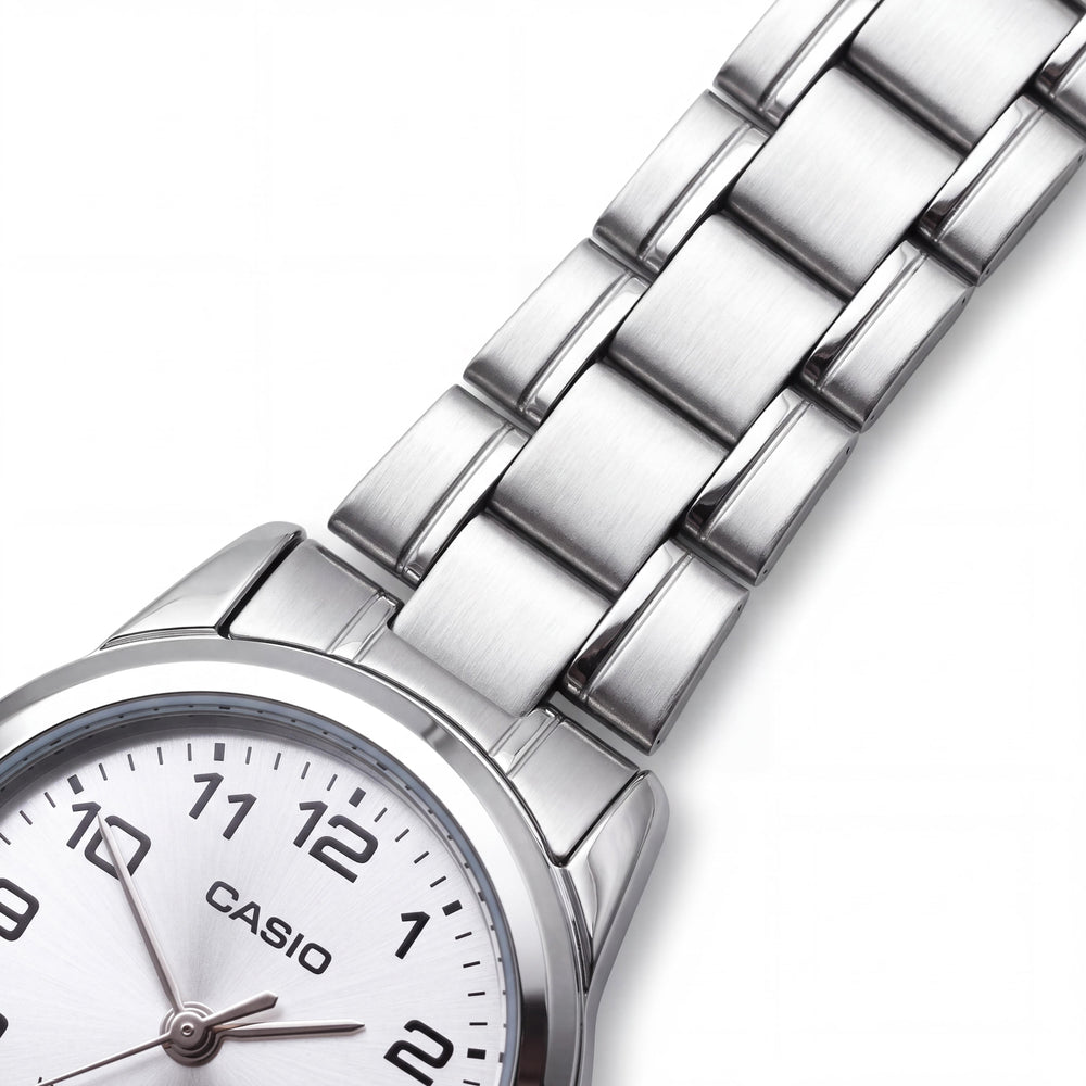Casio Women's LTP-V001D-7B Silver Stainless Steel Quartz Water Resistant Watch