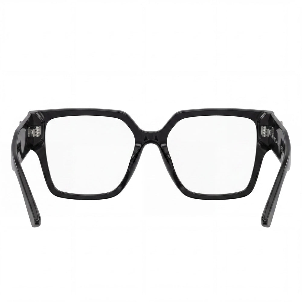 Monturas ópticas Jimmy Choo Jc 3032 B de acetato negro para mujer con lentes transparentes Talla 55-16-140