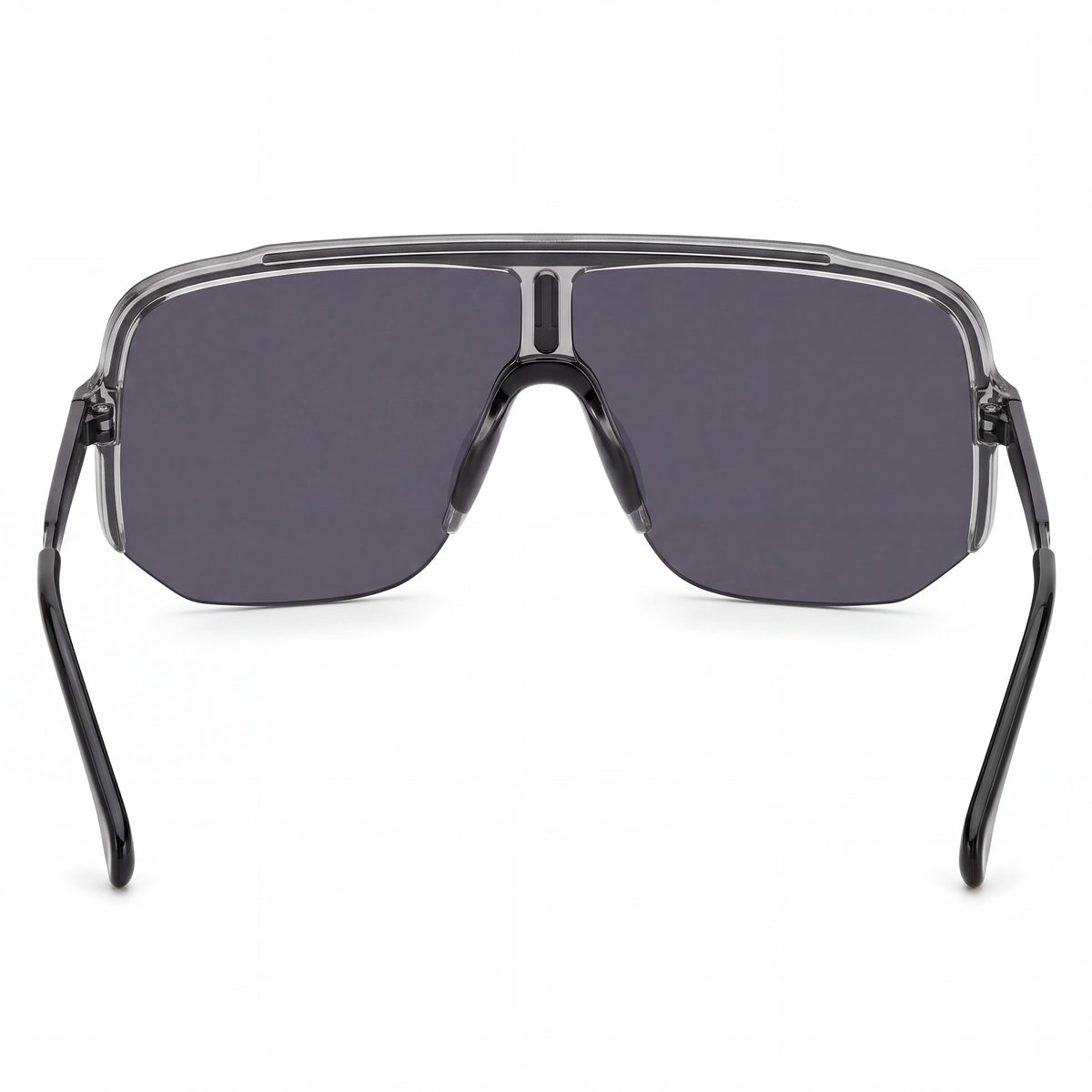Carrera CARRERA 1060/S Unisex Polyamide Black Grey Frame Black Grey Lens Shield Sunglasses Lens Width 99mm, Photo 3