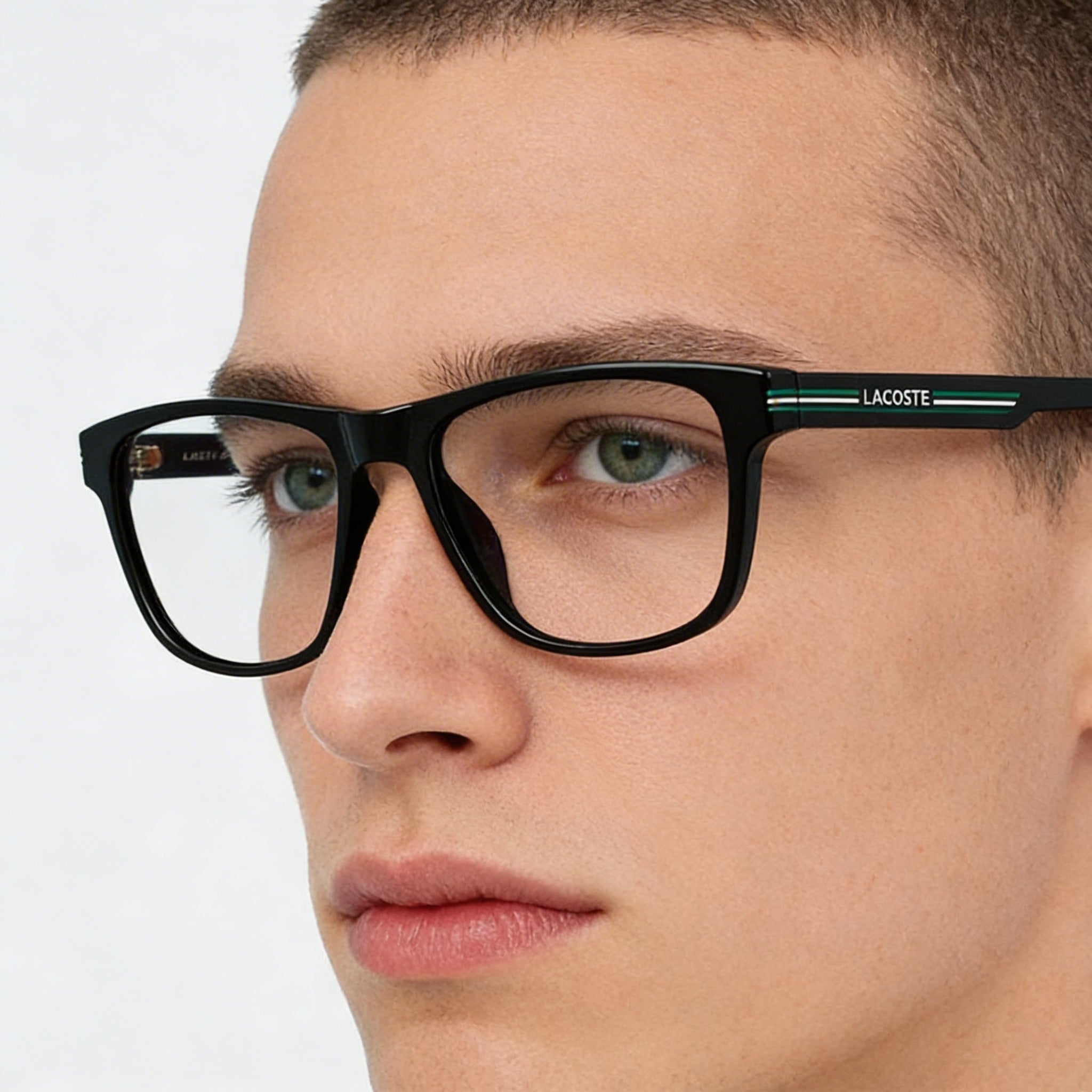 Lacoste CASUAL Collection L2887 47947 Unisex Black Plastic Optical Frame with Demo Lenses Size 54-17-145, Photo 4