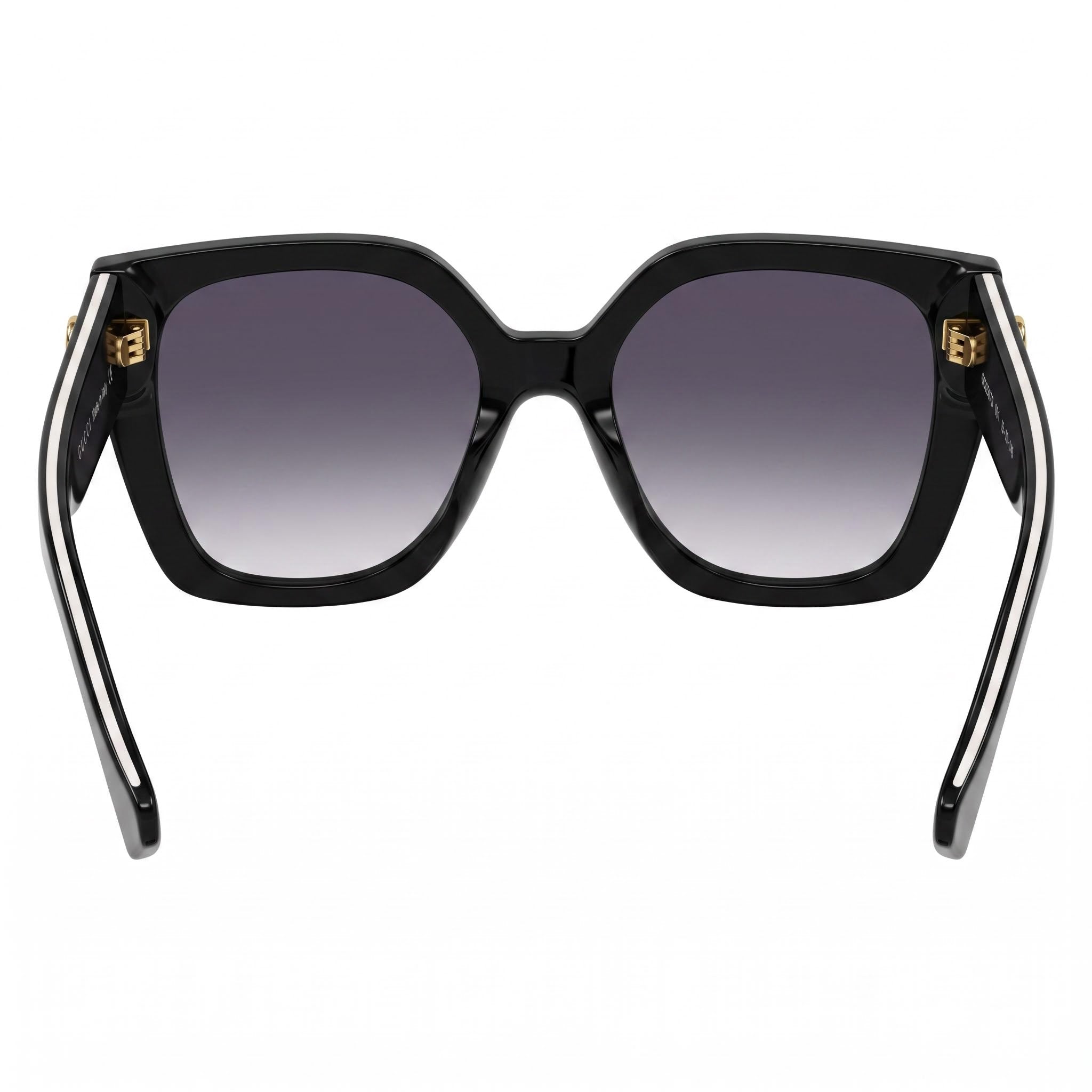 Gafas de Sol Cuadradas de Acetato Reciclado con Protección UV para Mujer Gucci GG1300S 004 Negro Gris Sombreado 55mm, Photo 4
