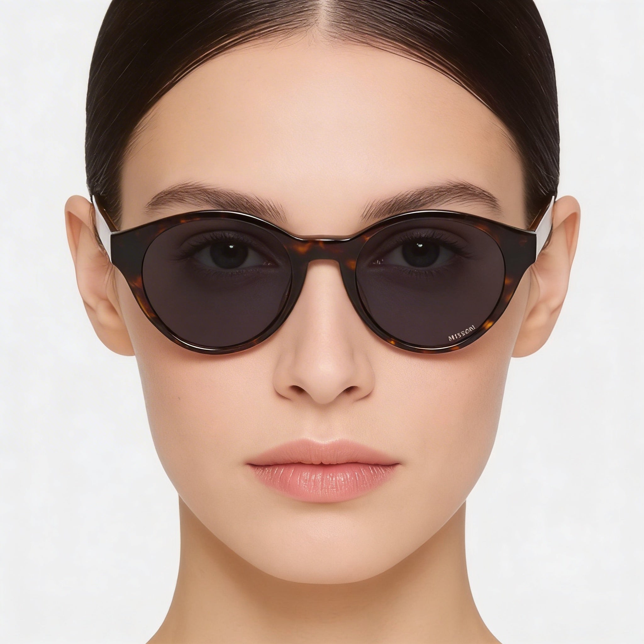 Gafas de sol Missoni Modern para mujer, de acetato, estilo Havana Horn, con protección UV y lentes de policarbonato (43,3-20-145 mm), Photo 4