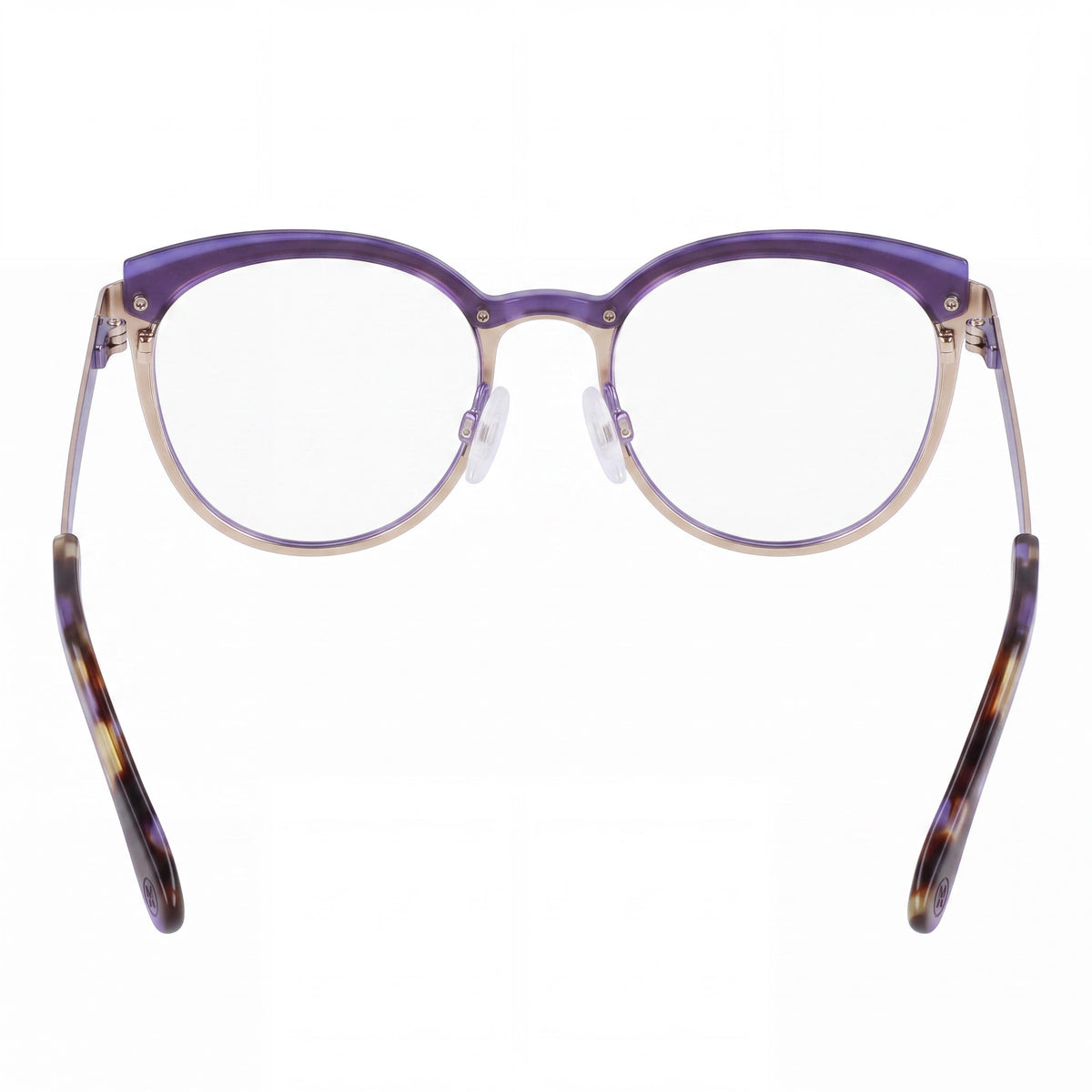 MCALLISTER Mc4541 Unisex Gold Acetate Eyeglasses with Clear Polycarbonate Lenses and 49mm Lens Width, 18mm Bridge, 140mm Temple Length, Photo 2