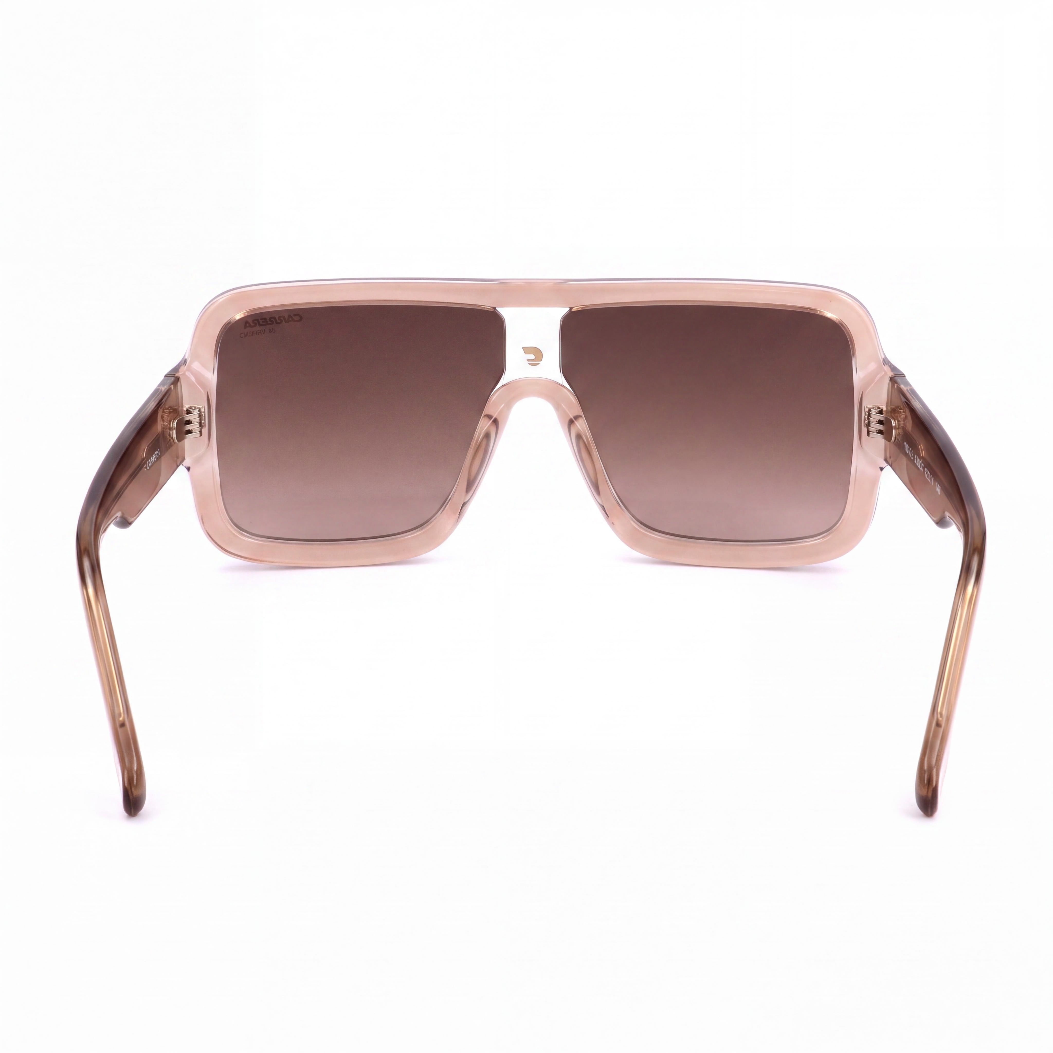 Carrera Classic Women's Acetate Beige Brown Shaded Frame Gradient Brown Lens 62mm Sunglasses, Photo 4