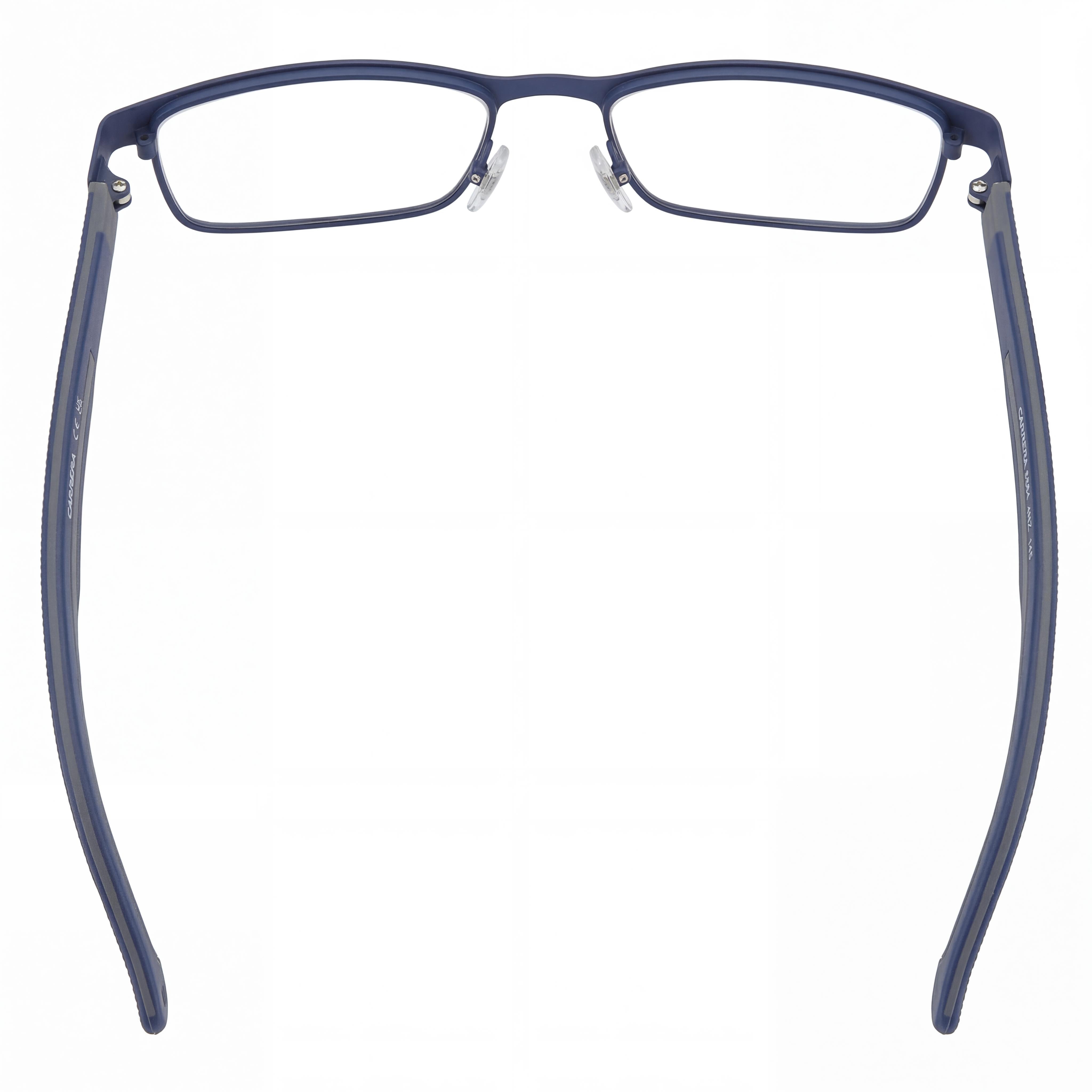 Carrera 8884 Gafas Unisex con Montura de Acero Aleado Azul Gris Mate y Lentes de Policarbonato, Ancho de Lente 55mm, Photo 3