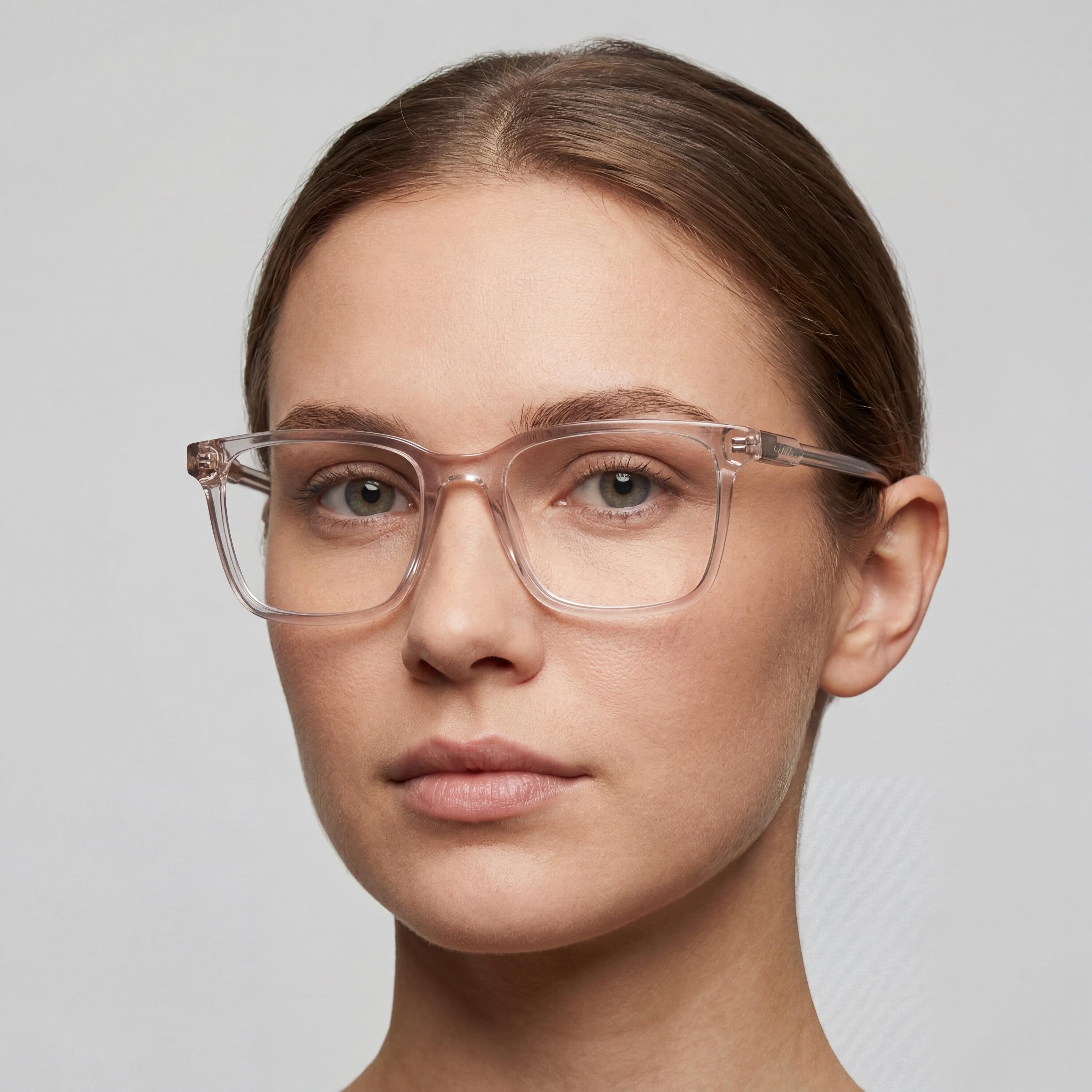 Gucci Gg1120o-007 Gafas de Sol Unisex Rectangulares de Montura Completa en Acetato Transparente Gris 55mm, Photo 4