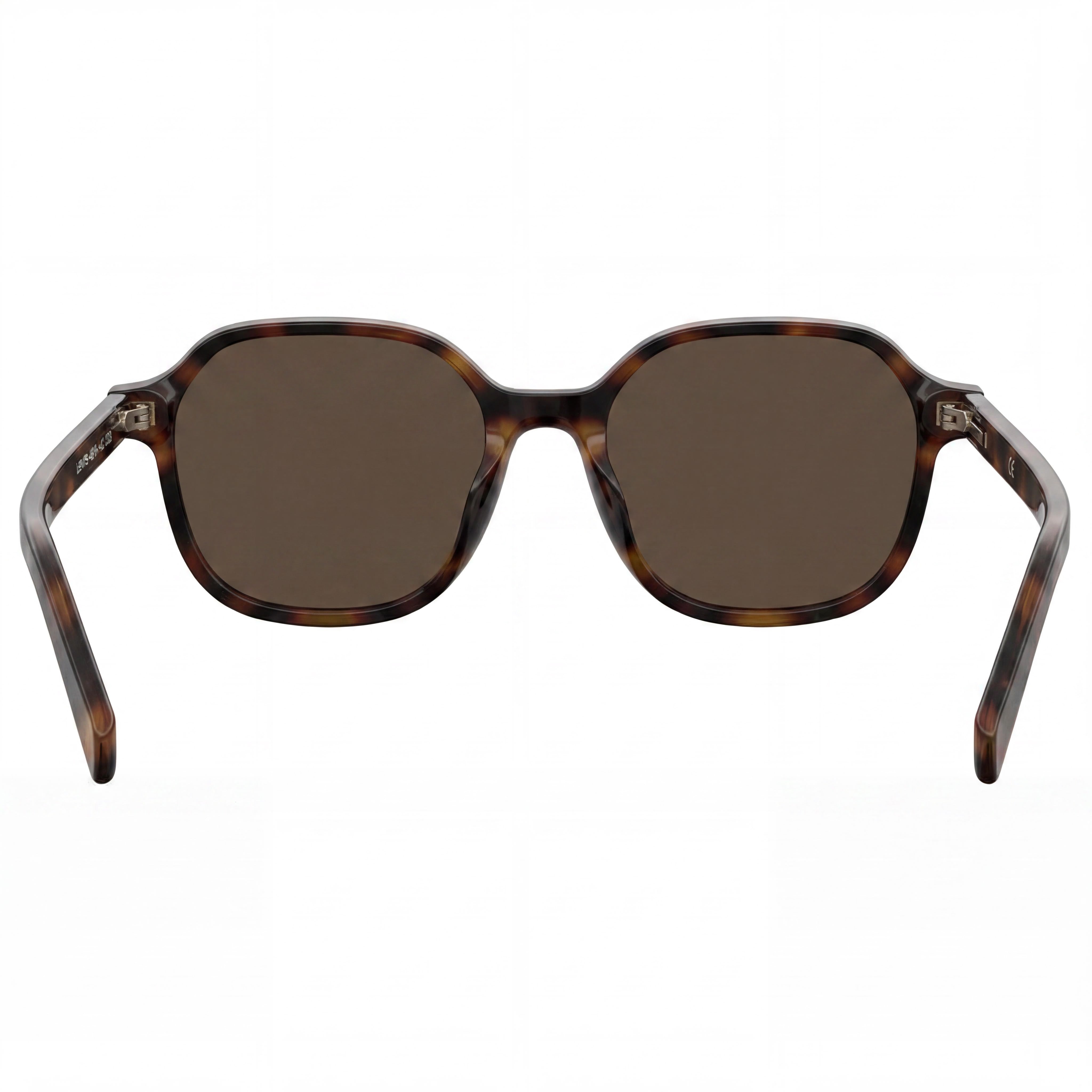 Levi's Classic Havana Rectangle Eyeglasses for Women, Injected, 52mm, Photo 4