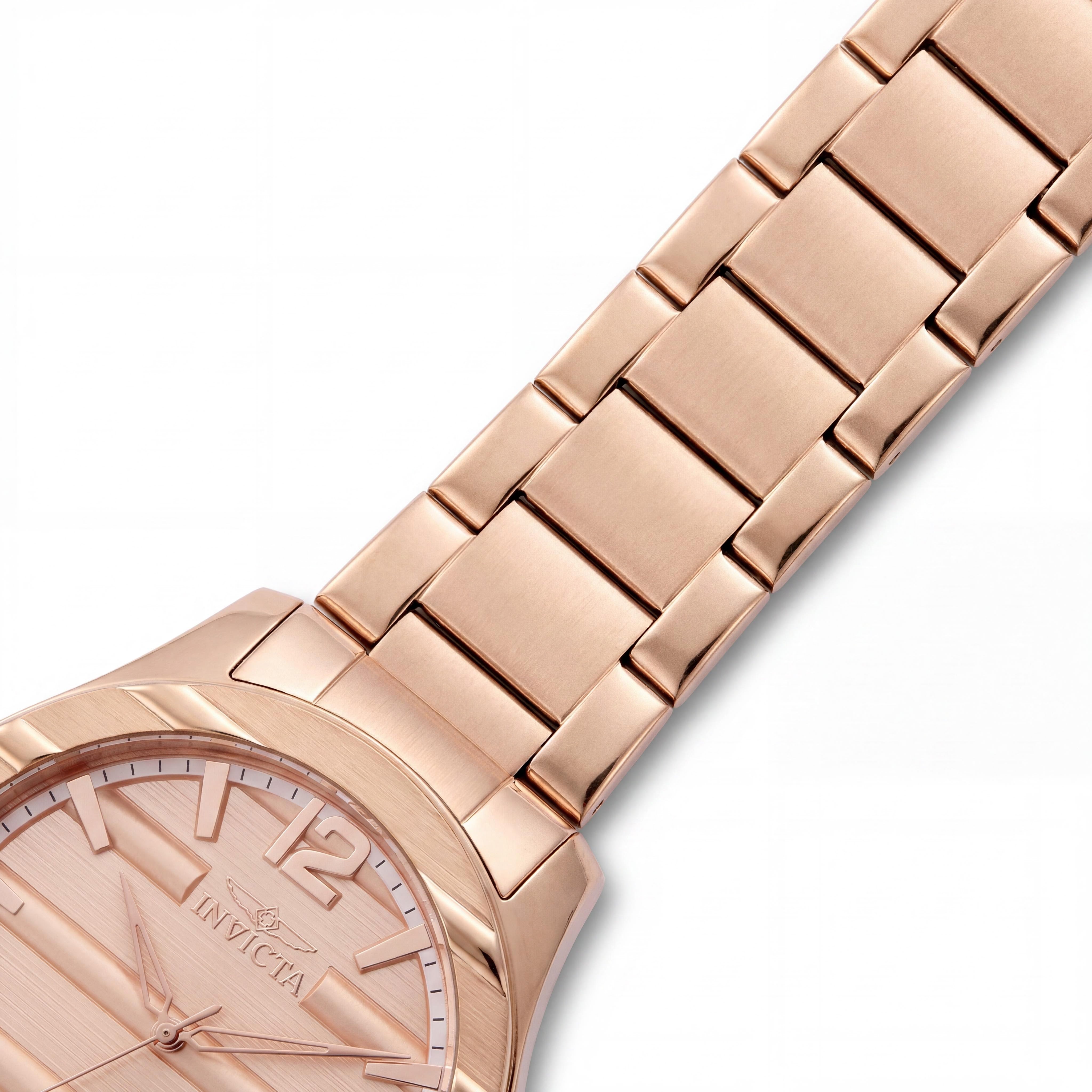 Invicta Speedway 50332 Unisex Quartz Watch with Stainless Steel Case, Rose-gold Dial, 43mm, Photo 3