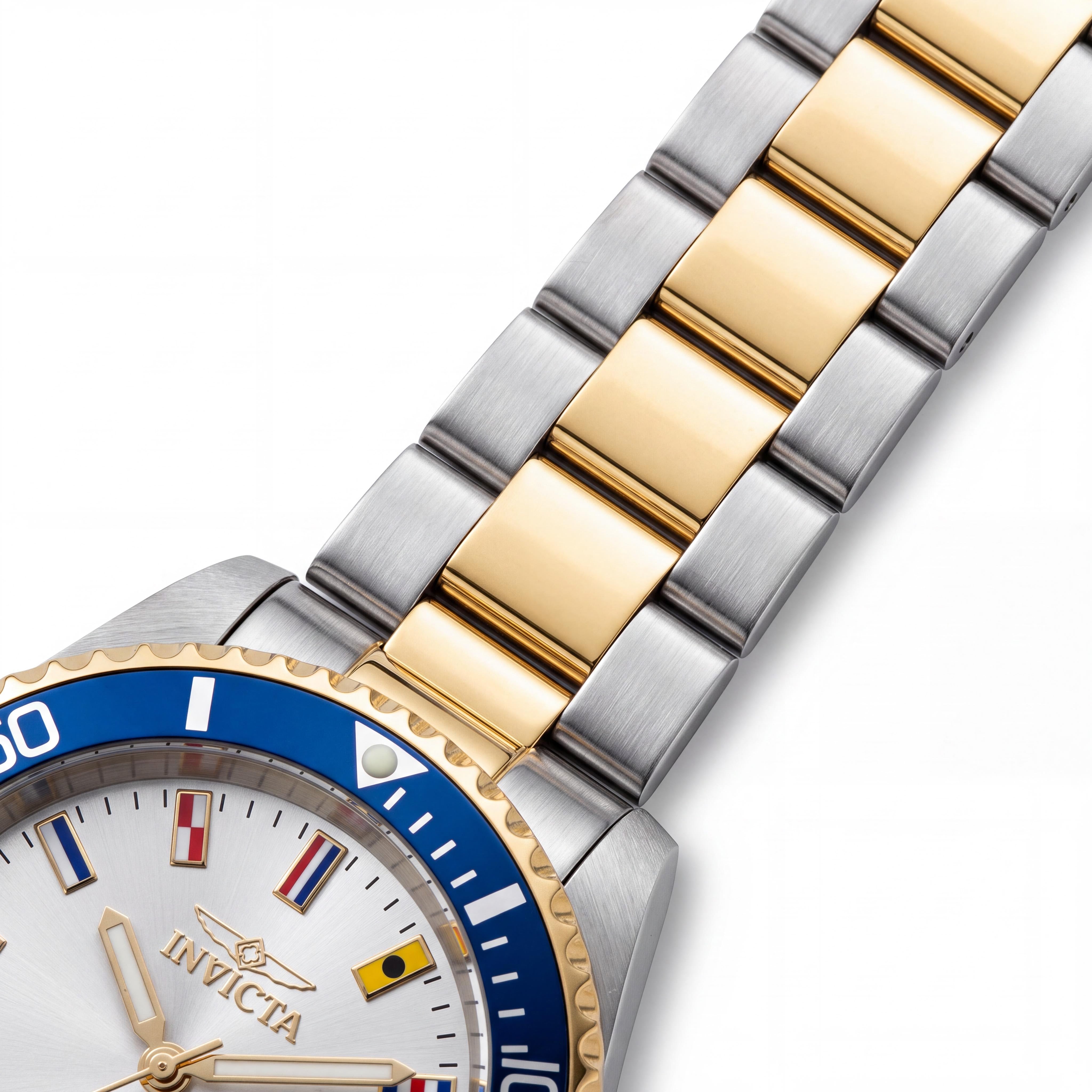 Invicta Pro Diver 49887 Men's Quartz Silver-Tone Stainless Steel Bracelet Diver's Watch 40mm, Photo 3