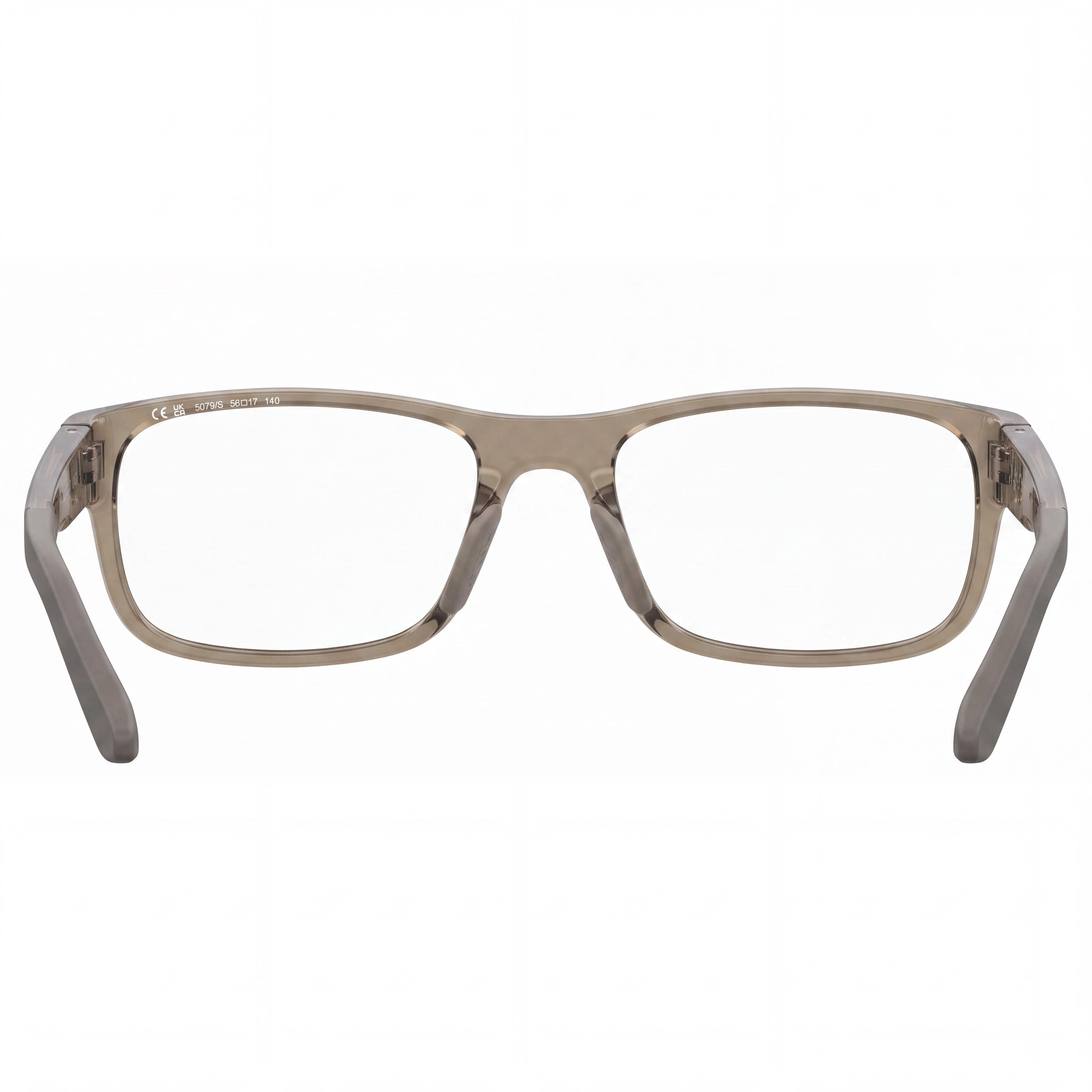 Gafas de sol clásicas Under Armour para mujer, montura de poliamida, lentes de policarbonato transparente, beige cristal 55/17/145, Photo 3