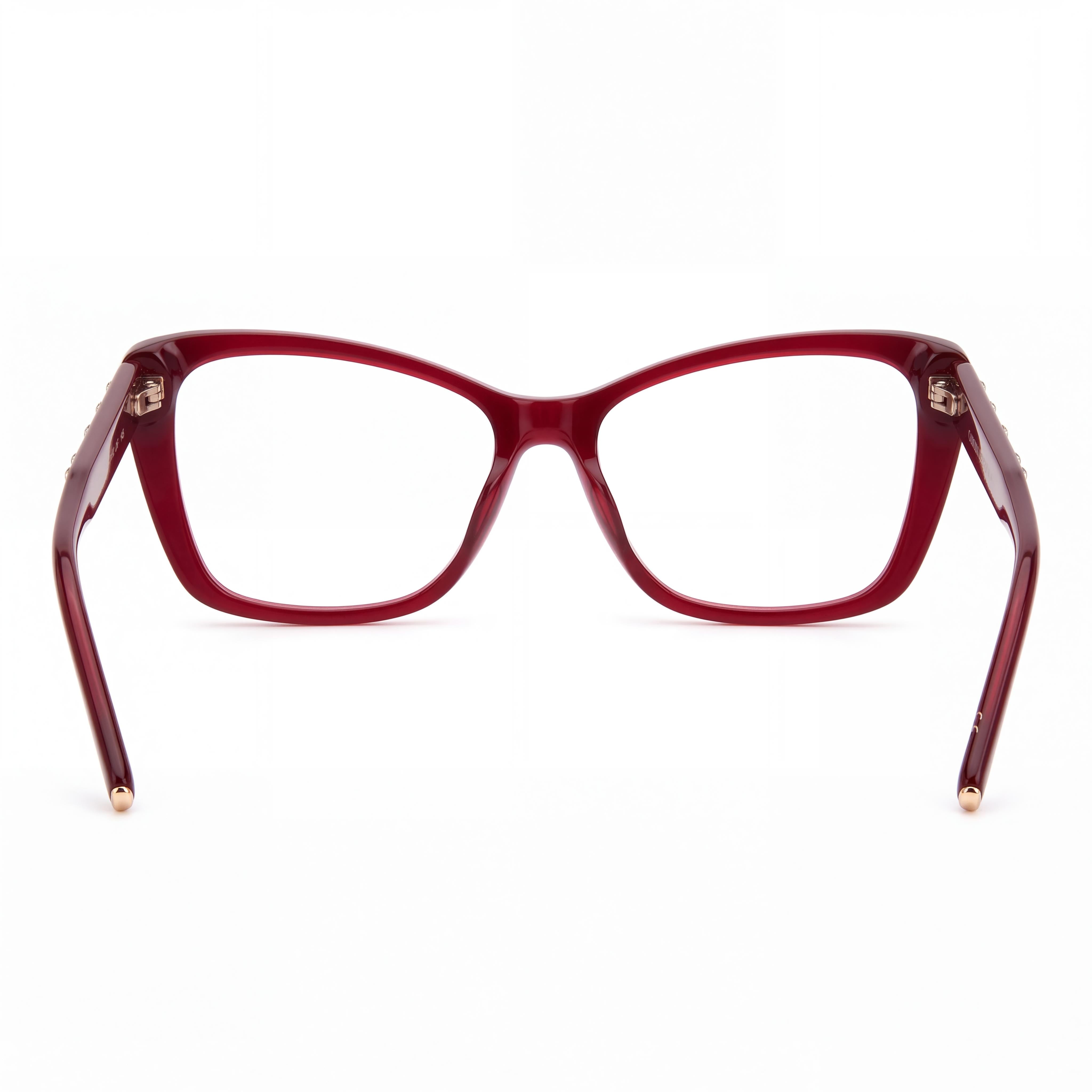 Carolina Herrera Her 0149 Women's Multicolored Plastic Frame Eyewear with Burgundy Lenses 53mm, Photo 4