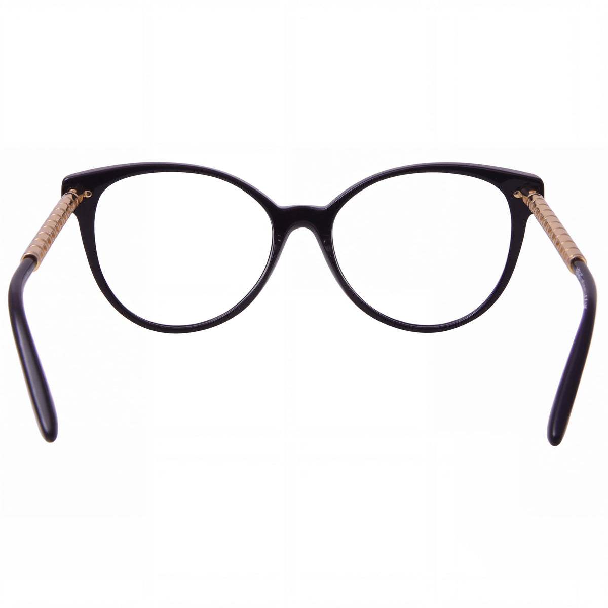 Versace Ve 3353 Women's Eyeglasses featuring Black Acetate Frame and Clear Lenses, 54mm Lens Width, Photo 4