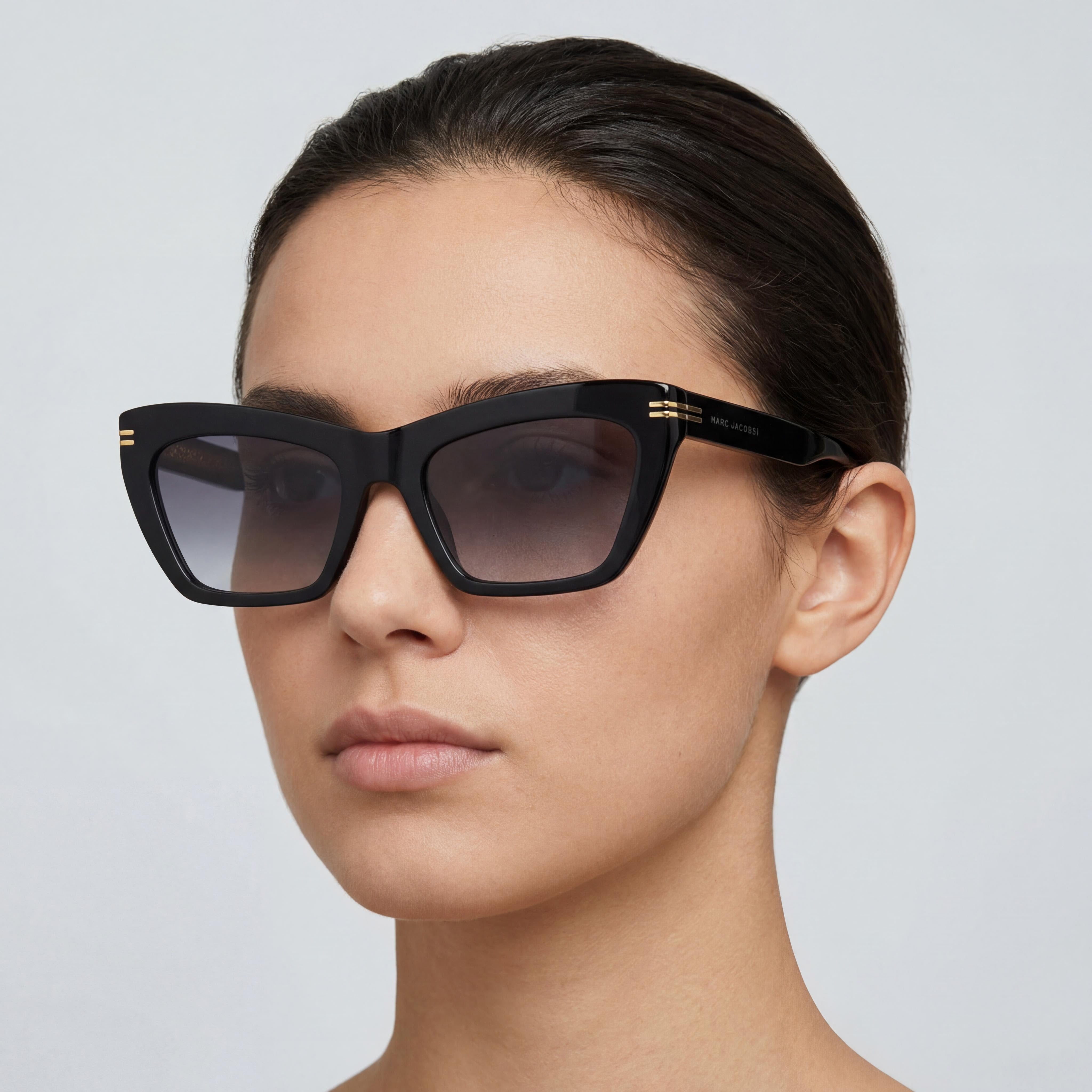 Marc Jacobs Modern Women’s Green/Brown Acetate Sunglasses with Brown Shaded Lenses, UV Protection, 54mm, Photo 4