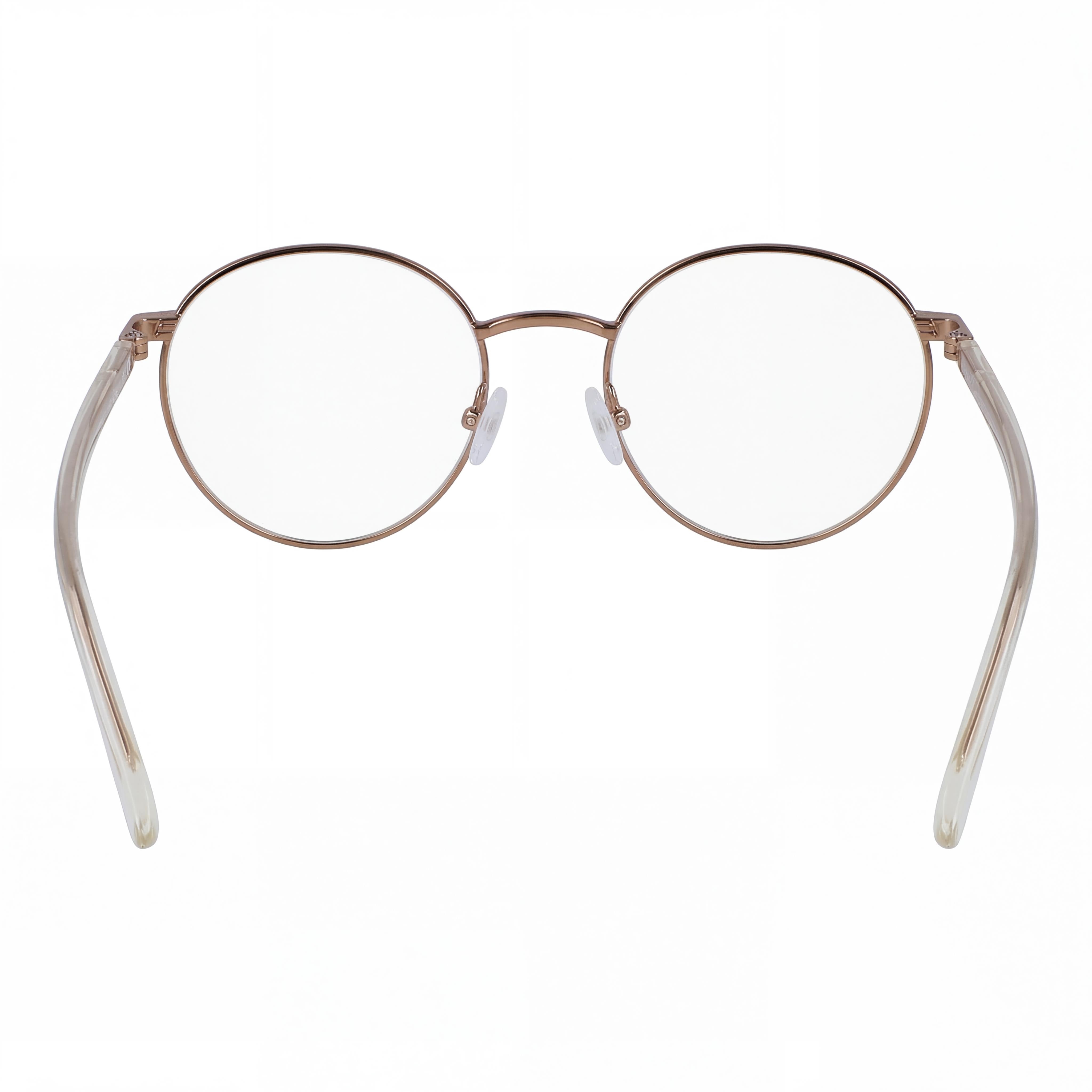 Calvin Klein Ck23106 Unisex White Metal Full Rim Round Optical Frames 51-20-140, Photo 4