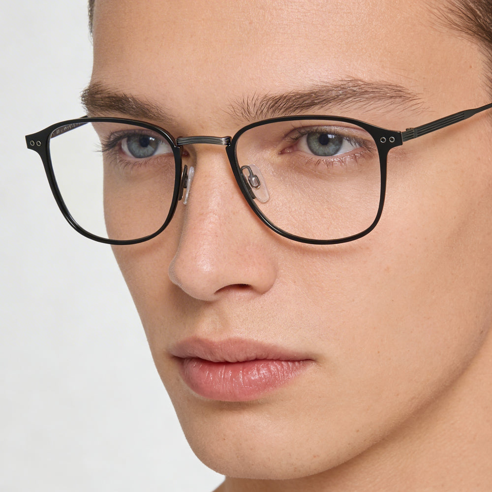 Tommy Hilfiger TH 2028 Unisex Casual Style Alloy Steel Matt Black Eyewear Frame, Lens 52mm, Bridge 21mm, Temple 145mm