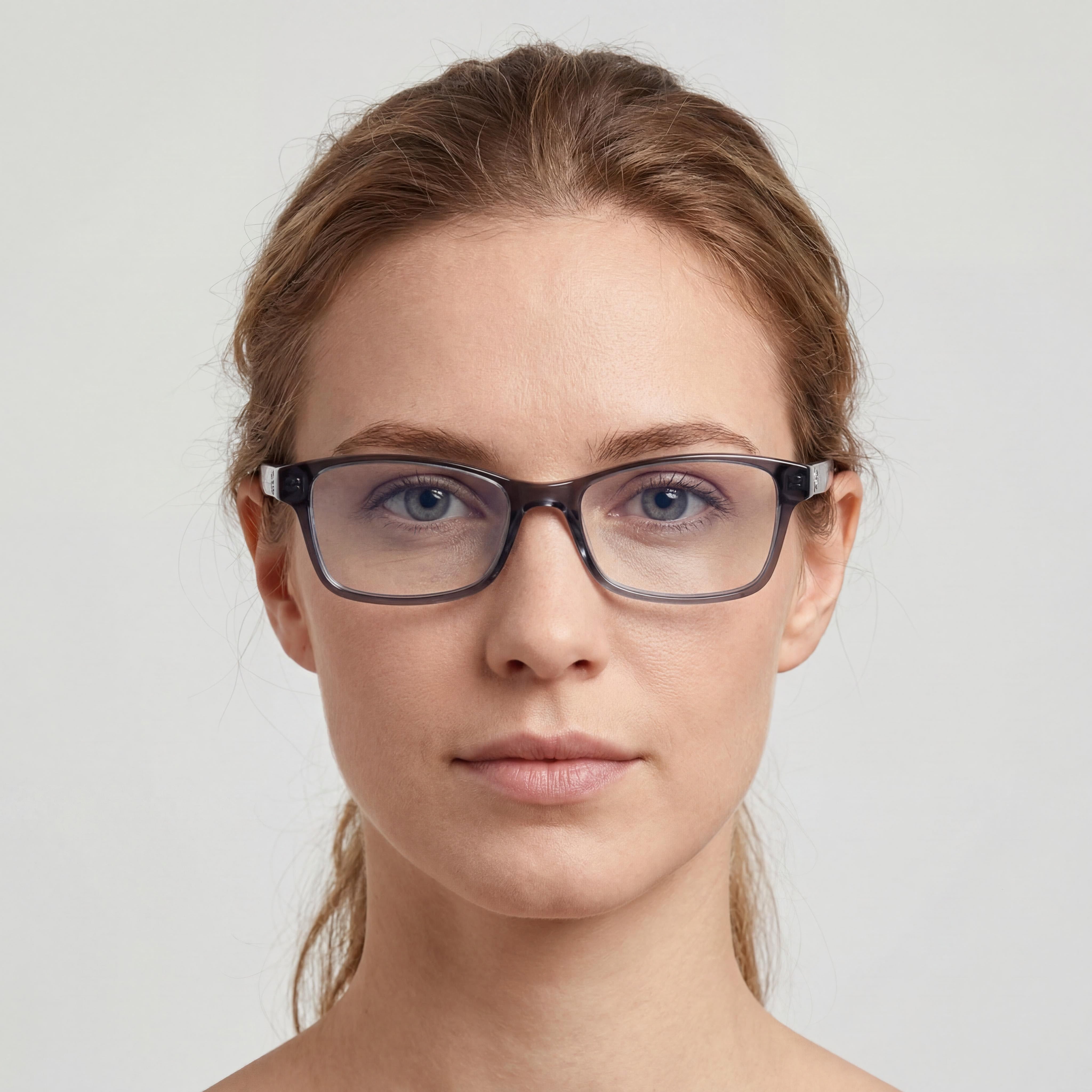 GUESS Classic Women's Plastic Eyewear with Non- Lenses in Bordeaux Animal Monocolor 53mm, Photo 4