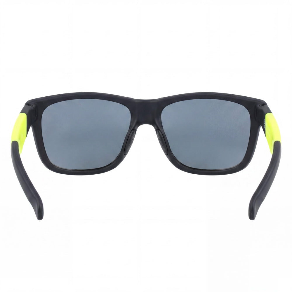 Smith lowdown Unisex Black Plastic Frame Sunglasses, Silver Polycarbonate Non-Polarized Anti-Reflective Lenses, 54mm