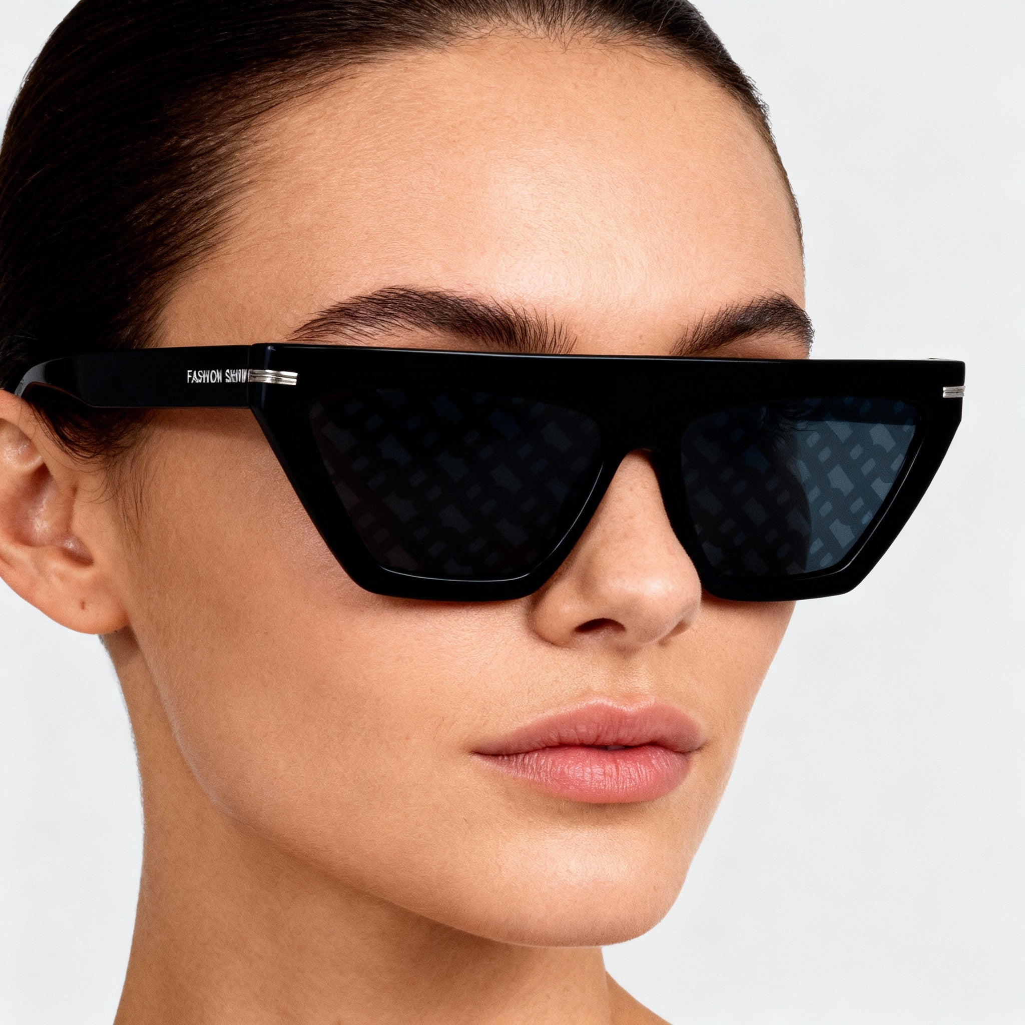 Hugo Boss Distinctive Codes Women's Black Grey Acetate Frame UV Protected Non-Polarized Sunglasses 58mm, Photo 4