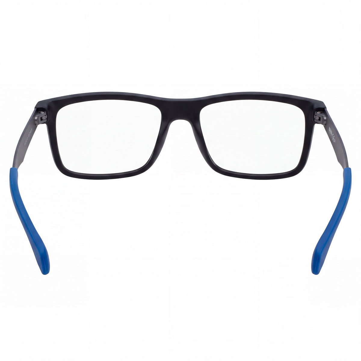 Hugo Boss Boss 0870 Unisex Polyamide Frame Eyeglasses in Matte Black Dark Ruthenium - Size 54, Photo 3