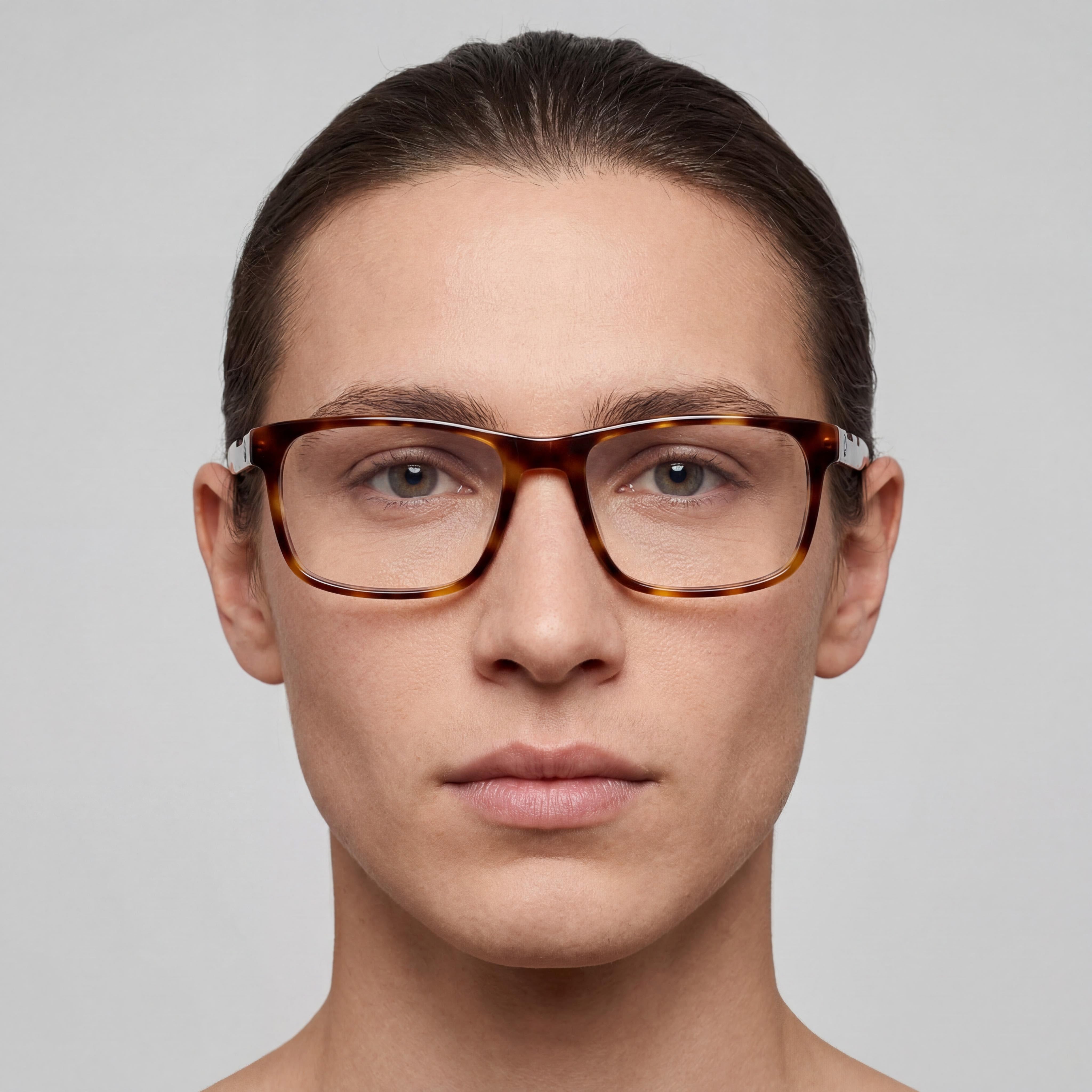 BMW BW5083-H Unisex Eyeglasses with Polycarbonate Lenses in Dark Havana, Lens Width 53mm, Bridge 17mm, Temple Length 145mm, Photo 4
