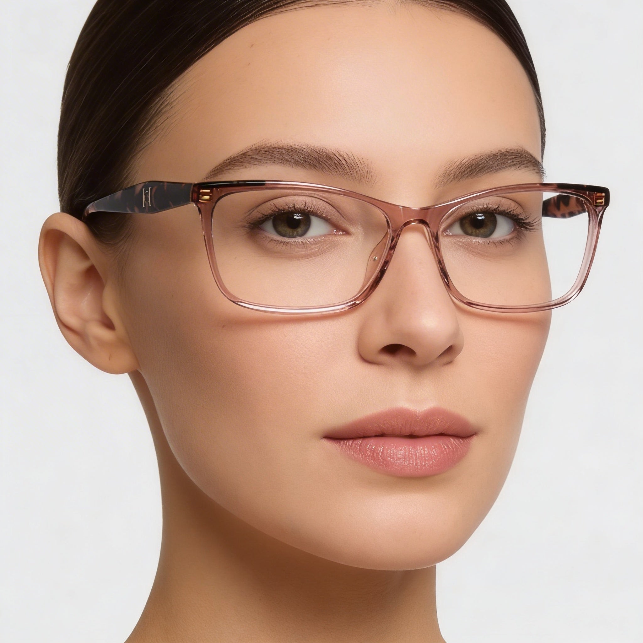 Carolina Herrera Her 0202/G Women's Pink Havana Plastic Frame Polarized Clear Lens Sunglasses 56mm, Photo 5