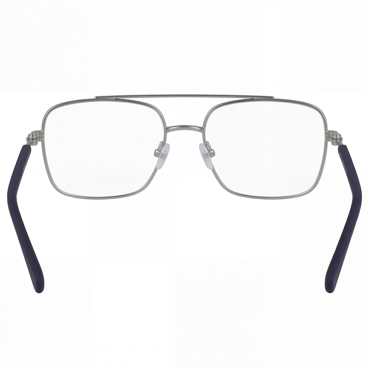Gafas Calvin Klein Jeans Temporales Unisex con Montura de Acero Aleado Plateado Mate y Lentes de Policarbonato, Tamaño 54mm, Photo 3