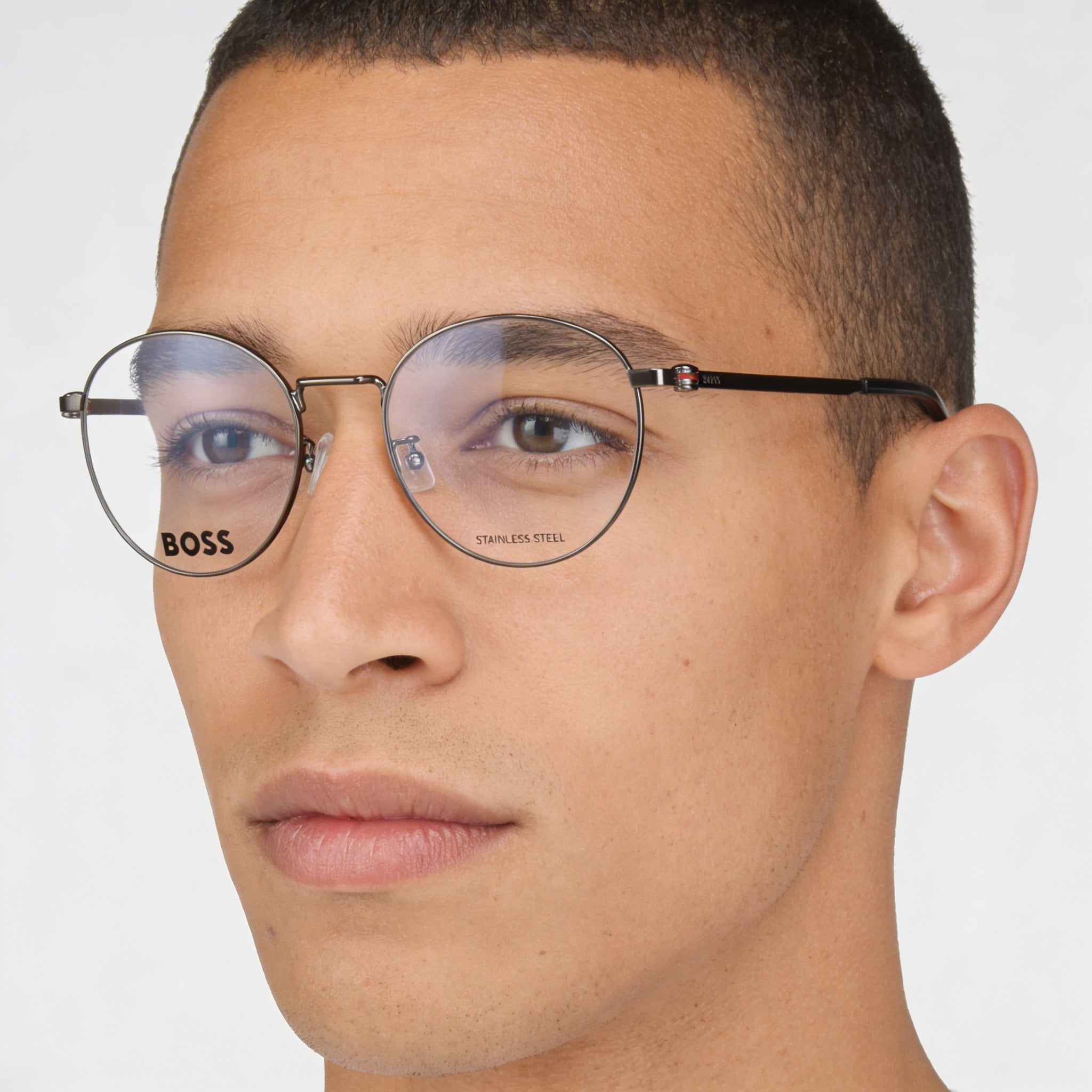Gafas redondas de aleación de acero Hugo Boss Boss 1539/f Dark Ruth para hombre, Photo 4