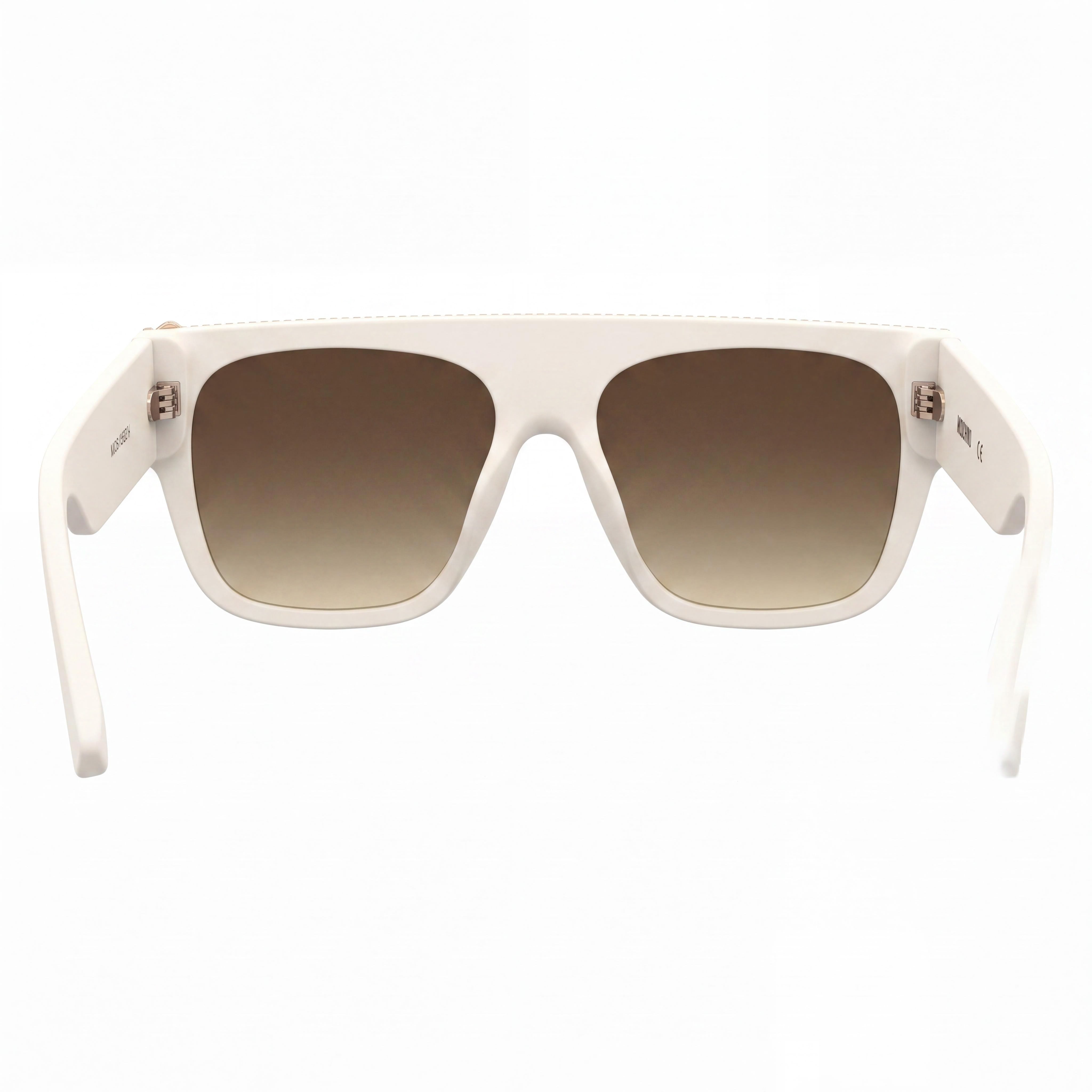 Moschino Casual Men's Ivory Polyamide Inj-GRIL. Frame, Non-Polarized Brown Shaded Lenses 56-16-145, Photo 4