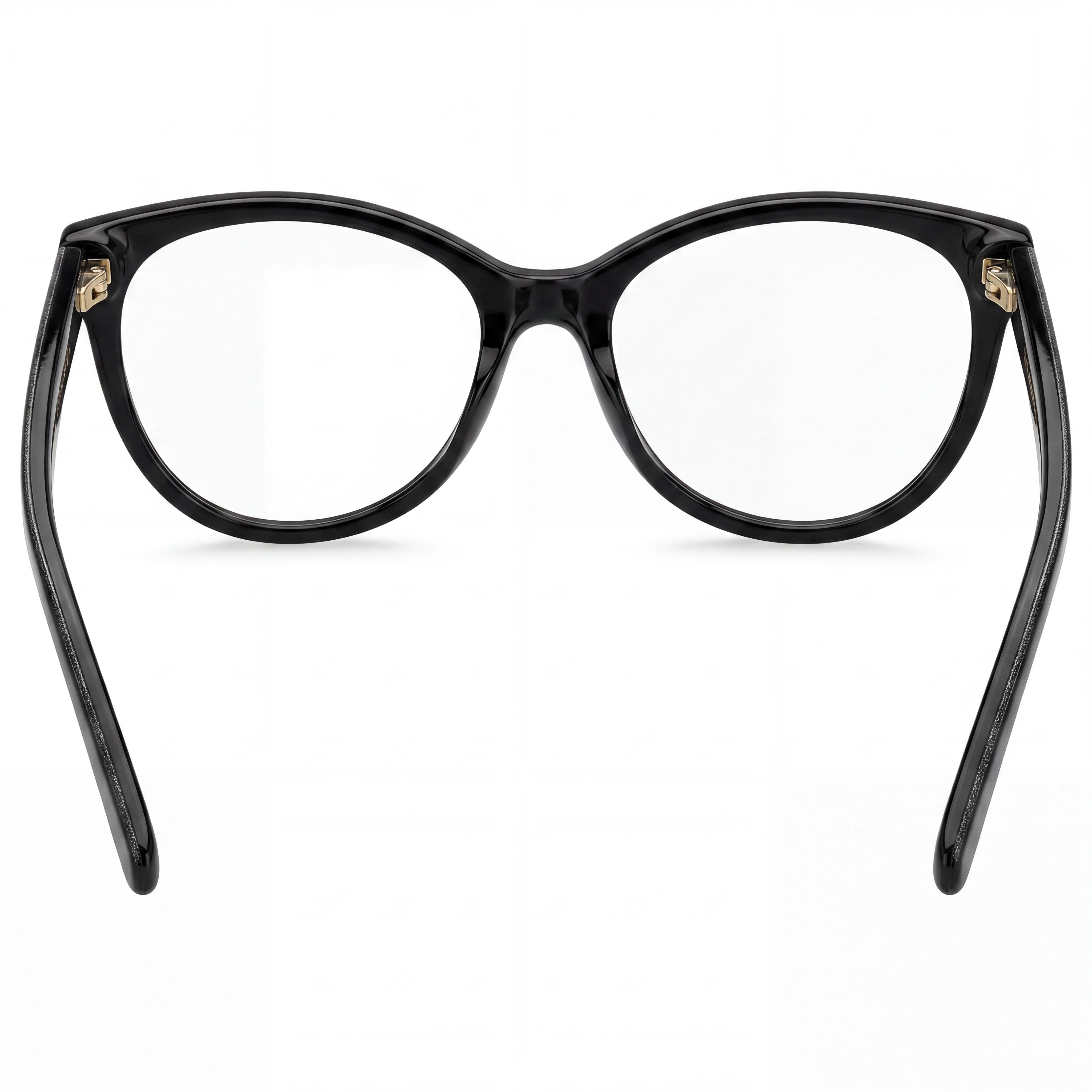 Marc Jacobs Marc 463 Women's Black Plastic Cat-Eye Frame Polycarbonate Clear Lens Eyeglasses 53mm, Photo 3