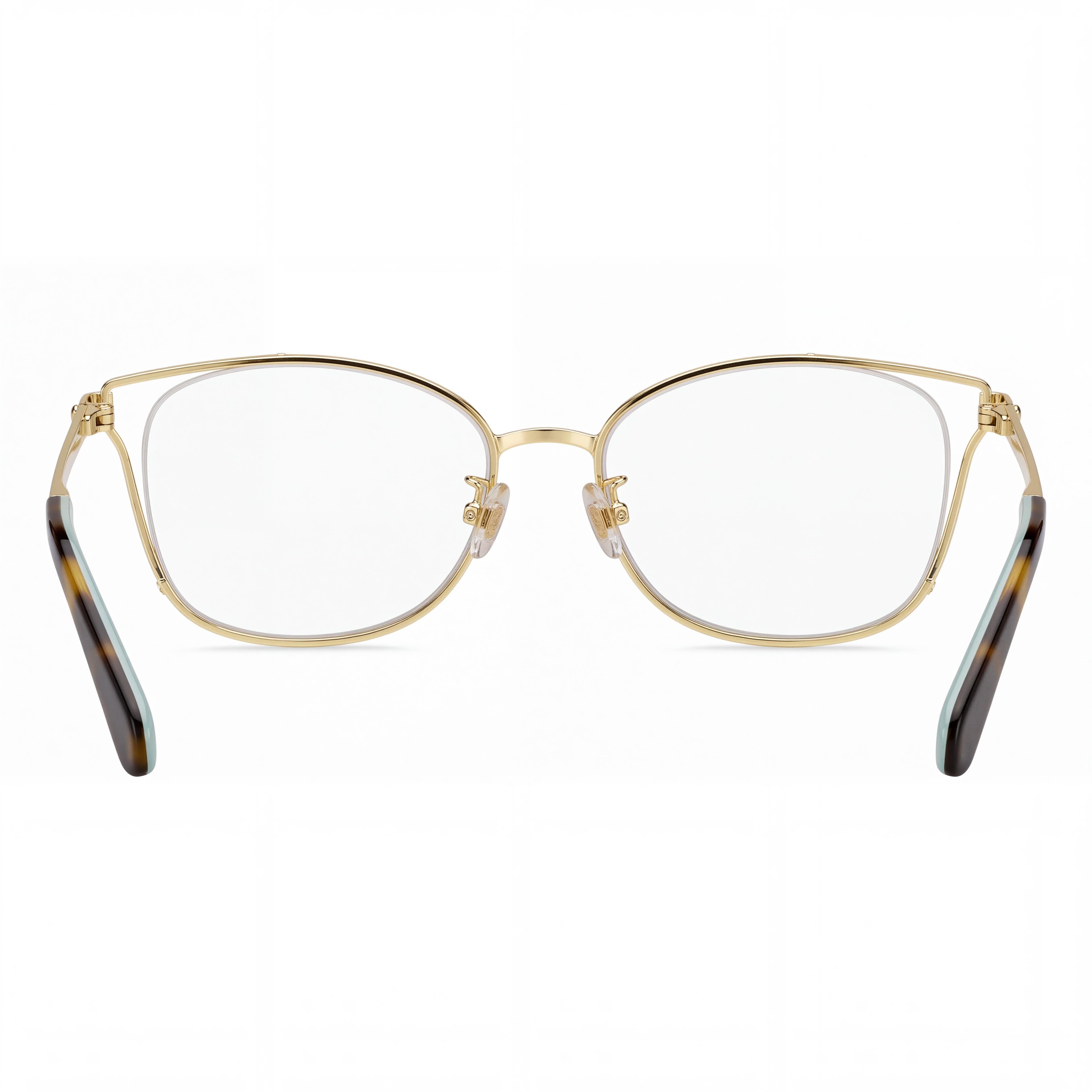 kate spade new york Classic Women's Cat-Eye Metal Optical Eyeglasses Dark Havana 52mm, Photo 3
