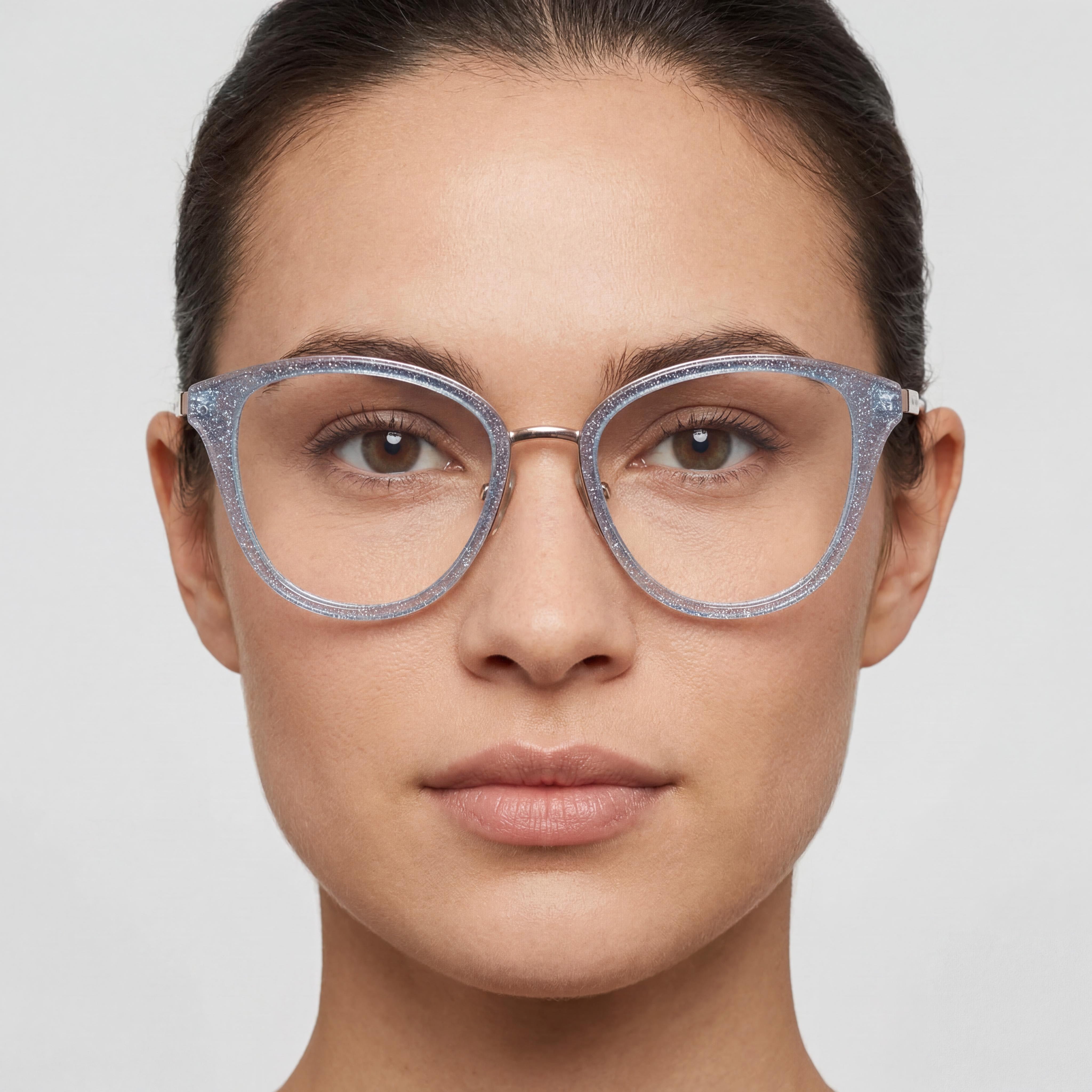 kate spade new york Classic Women's Metal Blue Glitter Non-Polarized Polycarbonate Sunglasses 52mm, Photo 4