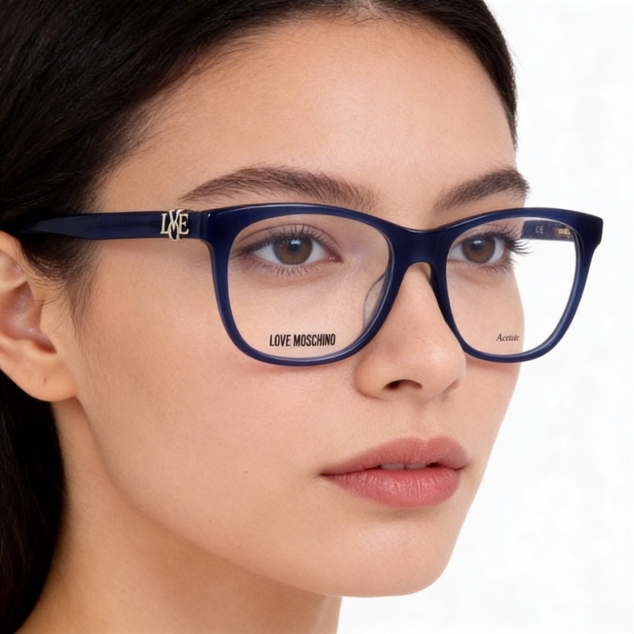 Moschino Eyewear for Women, featuring Multicoloured Acetate Plastic Frames, Size 52mm, Photo 3