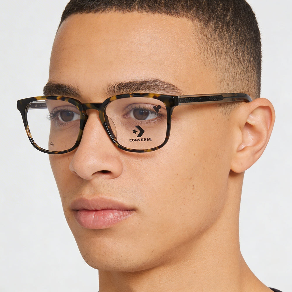 Converse Modern Men's Acetate Frame Sunglasses with Polycarbonate Lenses, Slate Tokyo Tortoise, 52mm