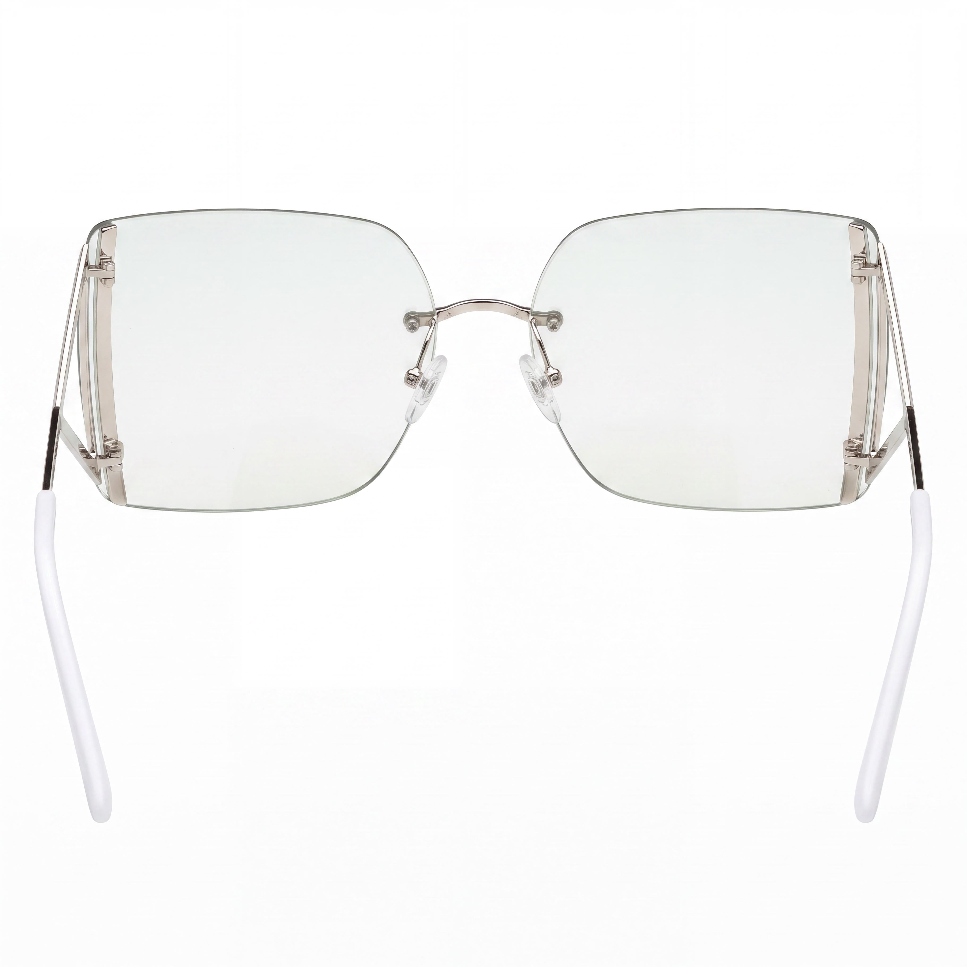 GUESS GU771810C62 Women's Metal Light Nickeltin Smoke Mirror UV Protection 62mm Sunglasses, Photo 4