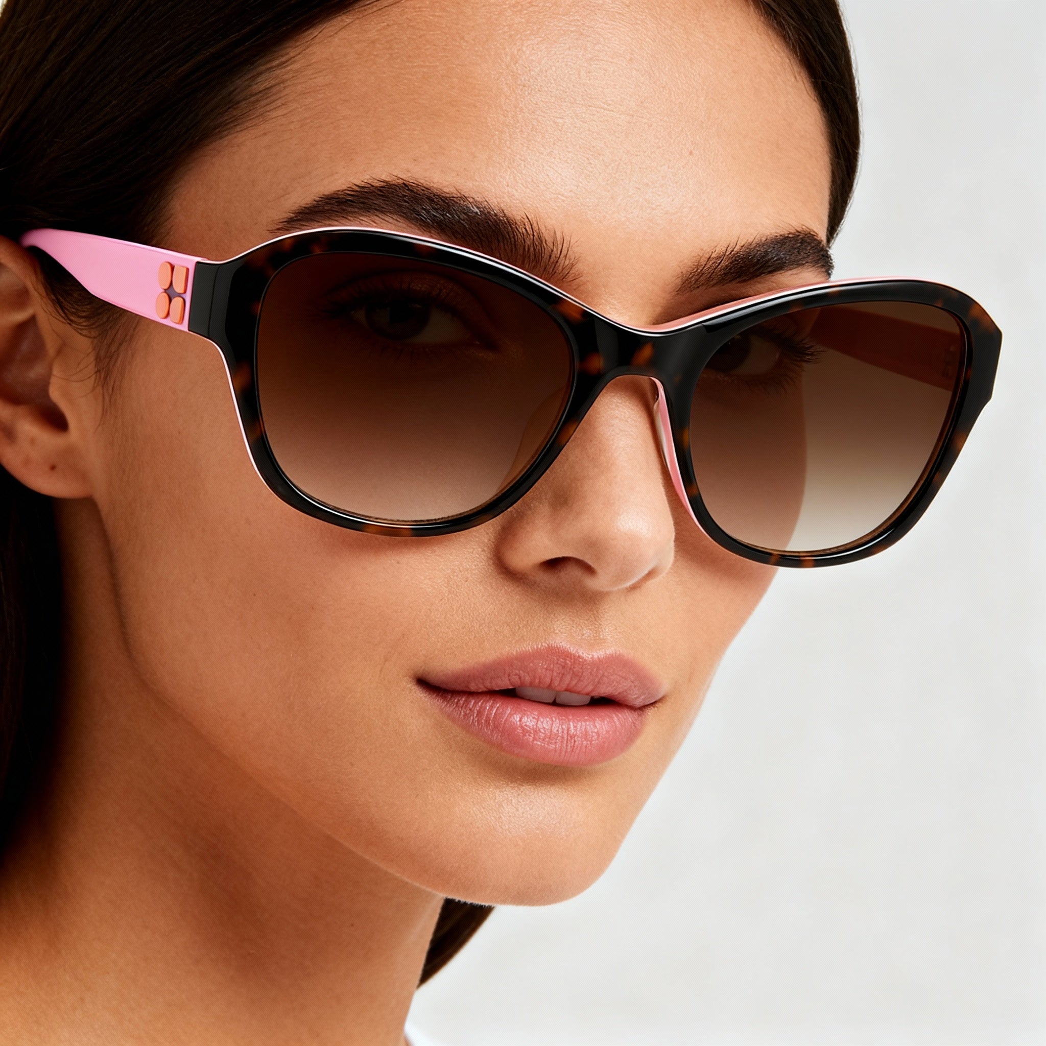 kate spade new york GOLDA/G/S Women's Havana ECO ACETATE Brown Shaded Non-Polarized Sunglasses 56-20-135mm, Photo 3