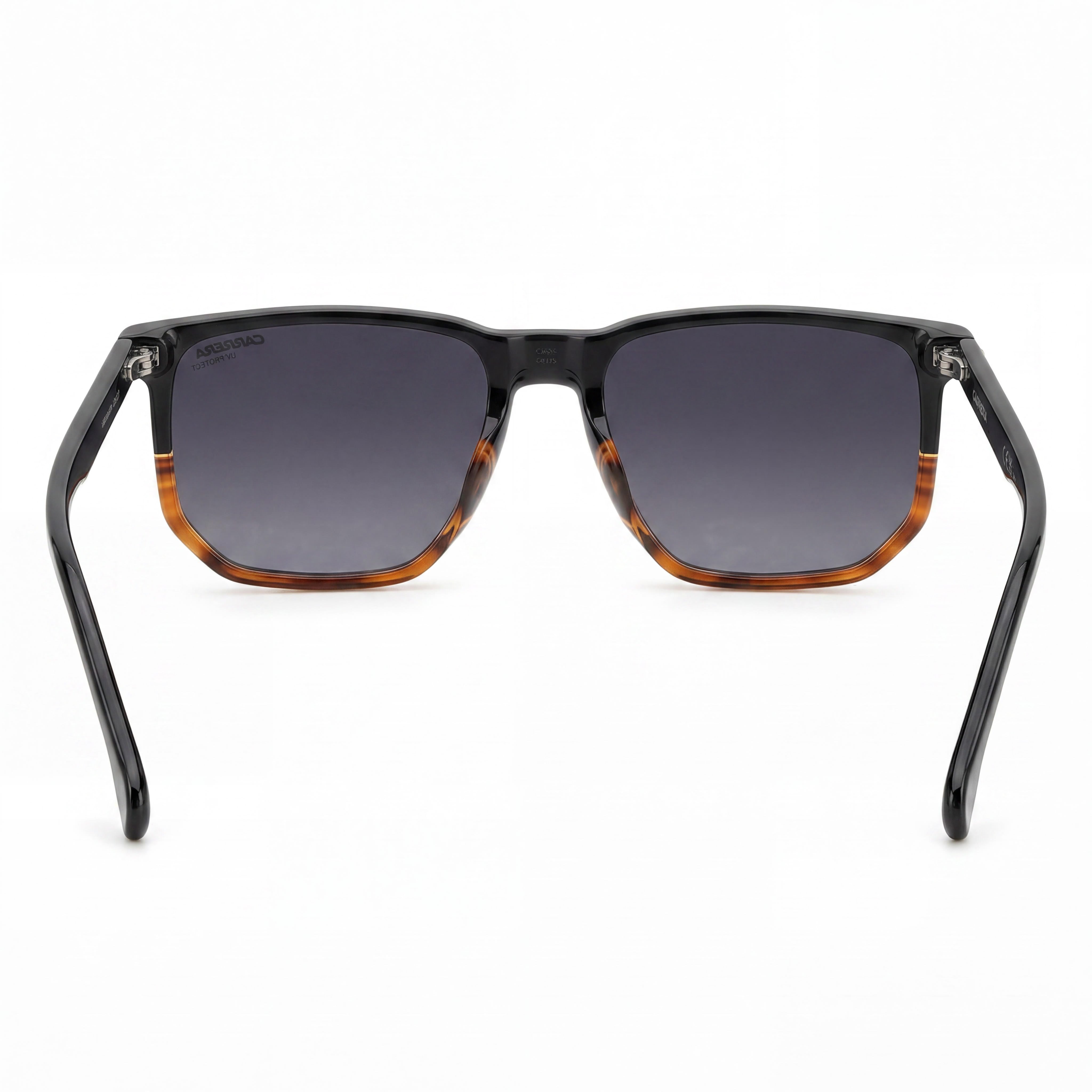 Carrera 329/S Unisex Acetate Black Havana Dark Grey Heather Polycarbonate UV Protection Sunglasses 58mm, Photo 4