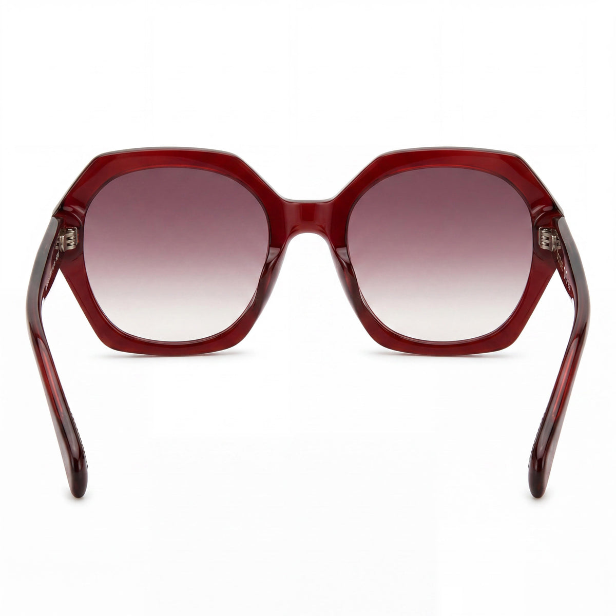 Rag & Bone Modern Heritage Burgundy Pink Sunglasses for Women, 55mm, Photo 4