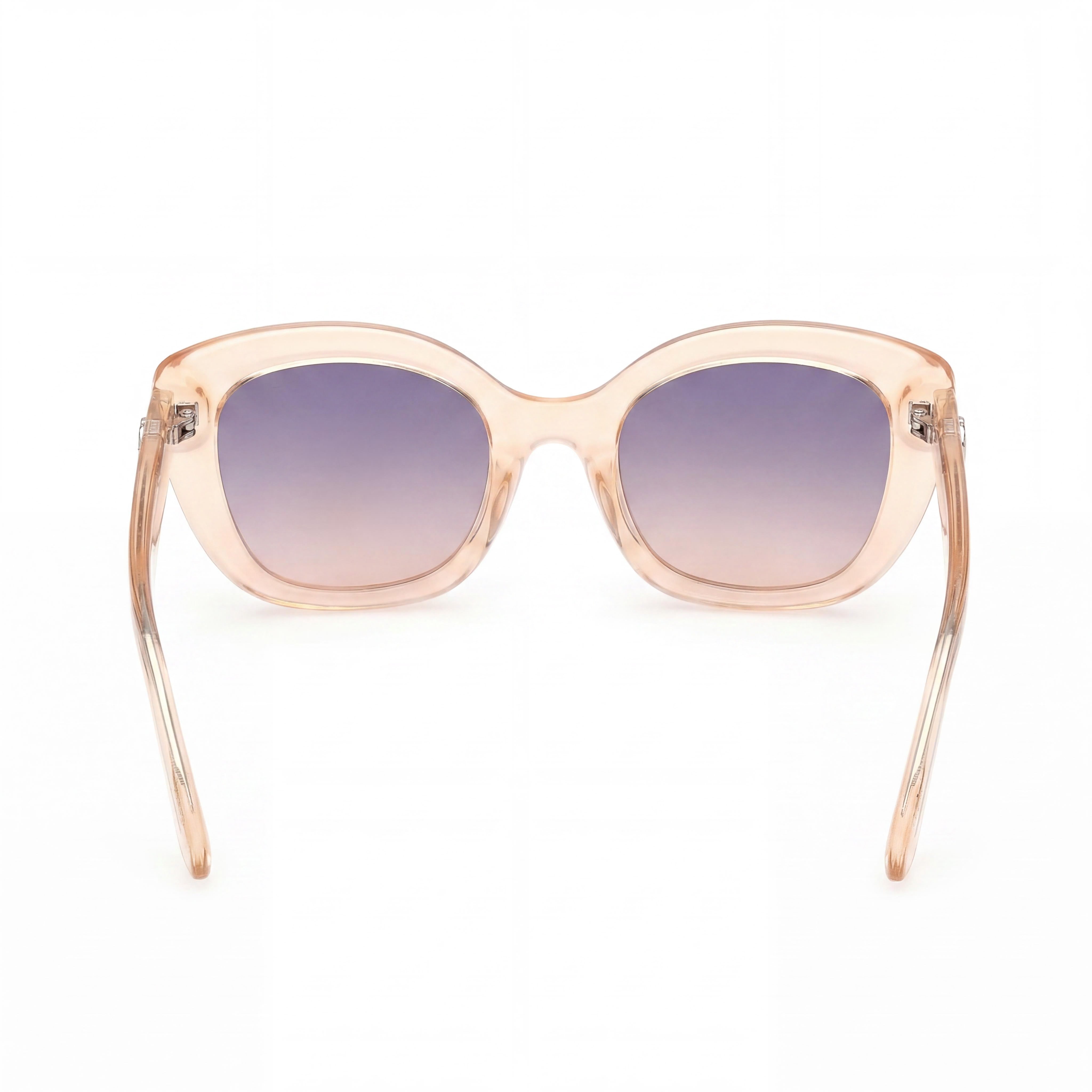 GUESS Bubble Cat-eye Women's Sunglasses, Bright Light Orange Plastic Frame, UV Protected, 51mm, Photo 3