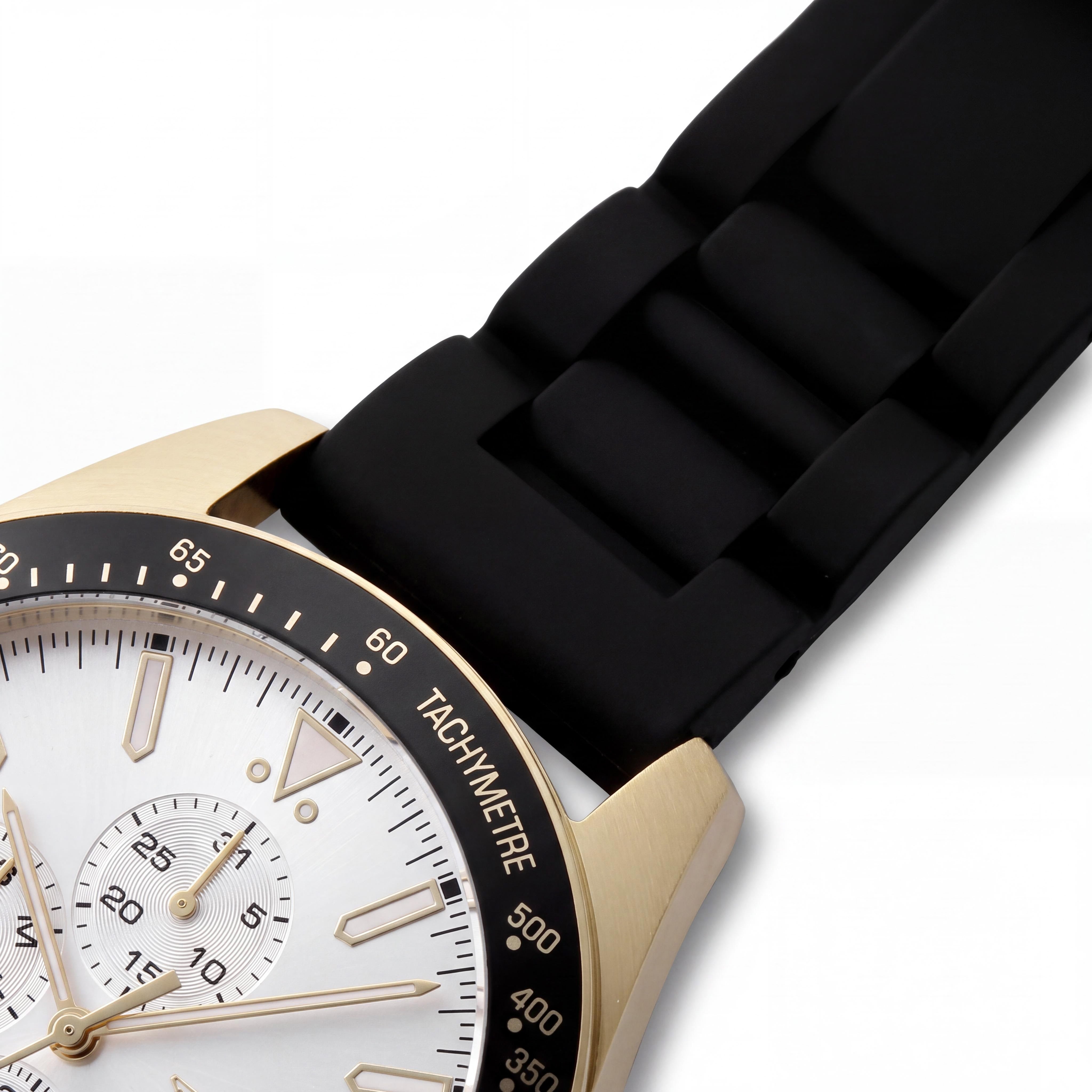 Invicta Aviator 48857 Unisex Quartz Watch, Gold, Stainless Steel Case, Silver Dial, 45mm, Photo 3