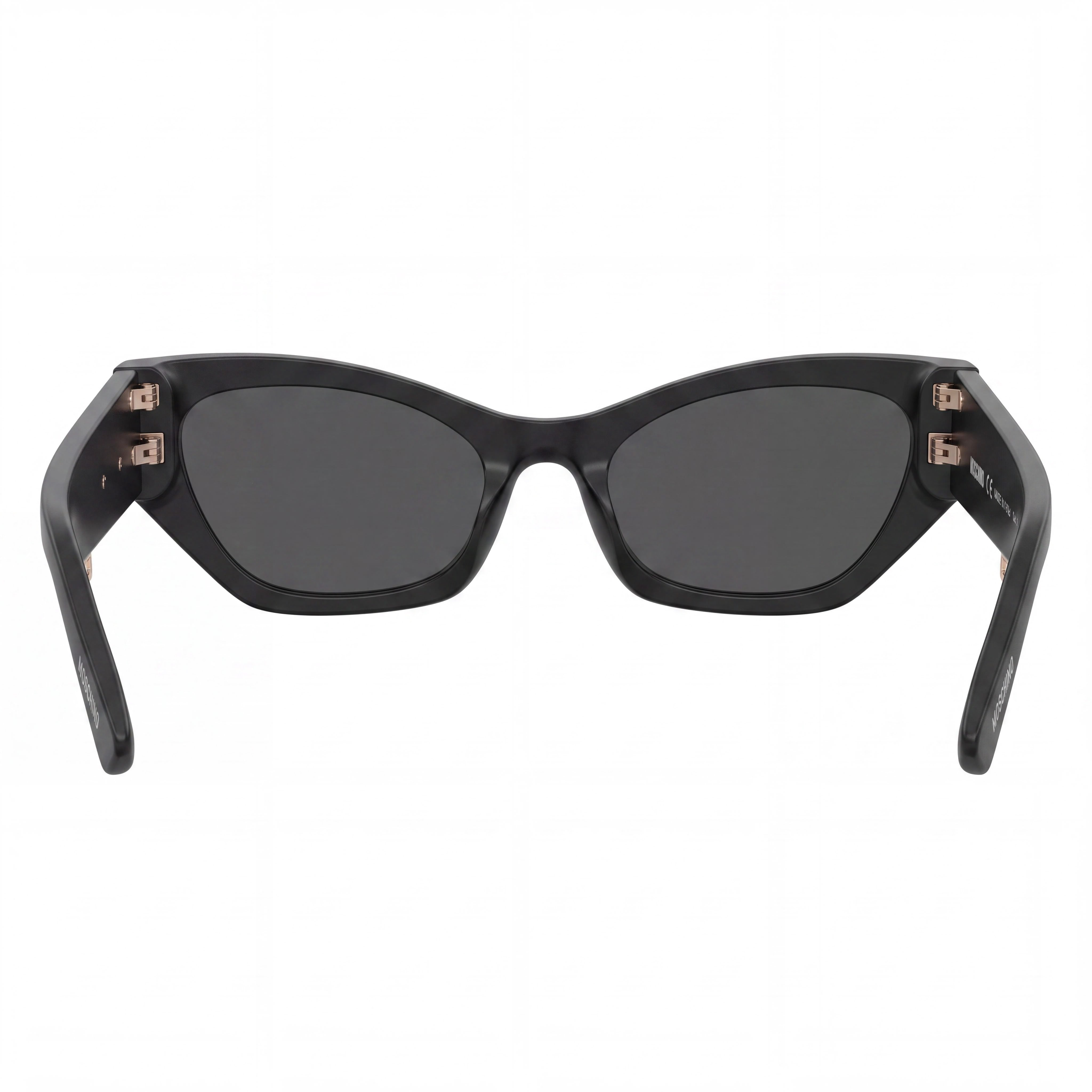 Moschino Casual Women's Lightweight Polyamide Sunglasses Black Dark Grey Frame Black Lens 55mm, Photo 4