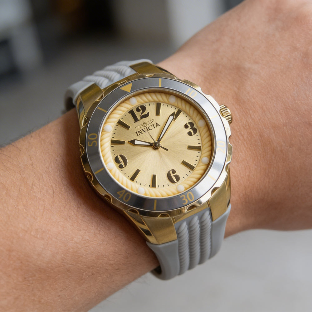 Invicta Angel Collection 48850 Unisex Gold Stainless Steel Quartz Watch 38mm