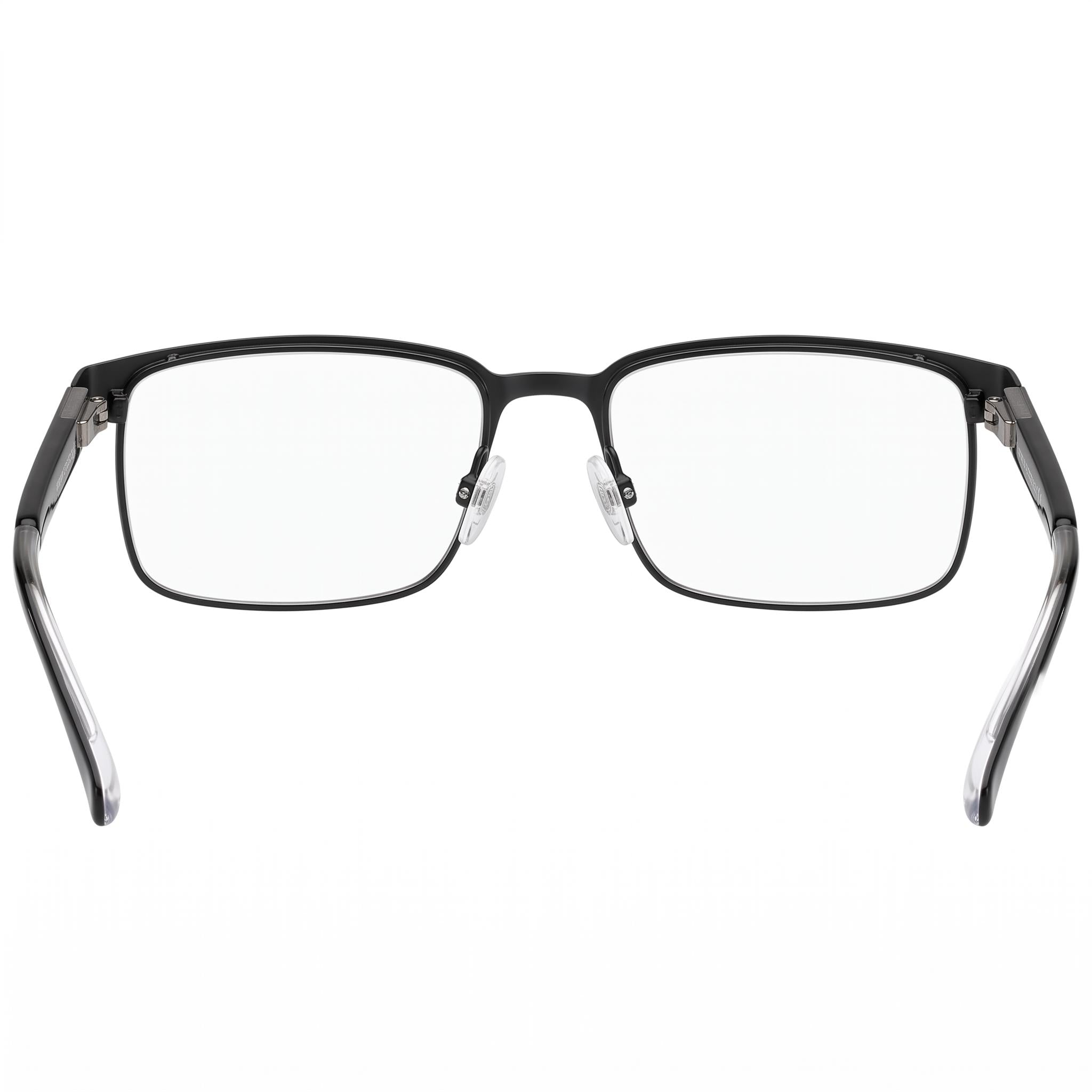 Tommy Hilfiger Th 1235 Unisex Rectangle Metal Frame Eyeglasses, Matte Black Crystal, 55mm Lens Width, Photo 3