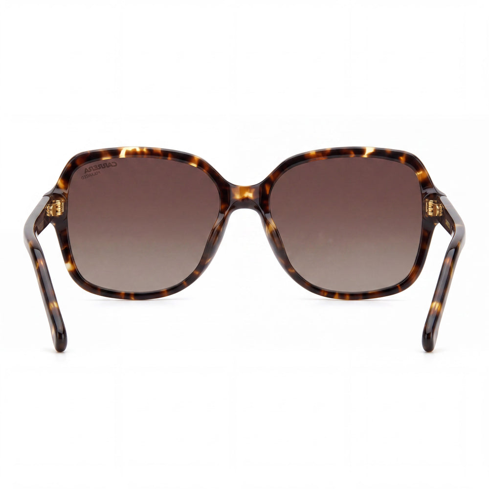 Carrera Classic Women's Brown Havana Plastic Frame Brown Shaded Polarized UV Protection Sunglasses 55mm